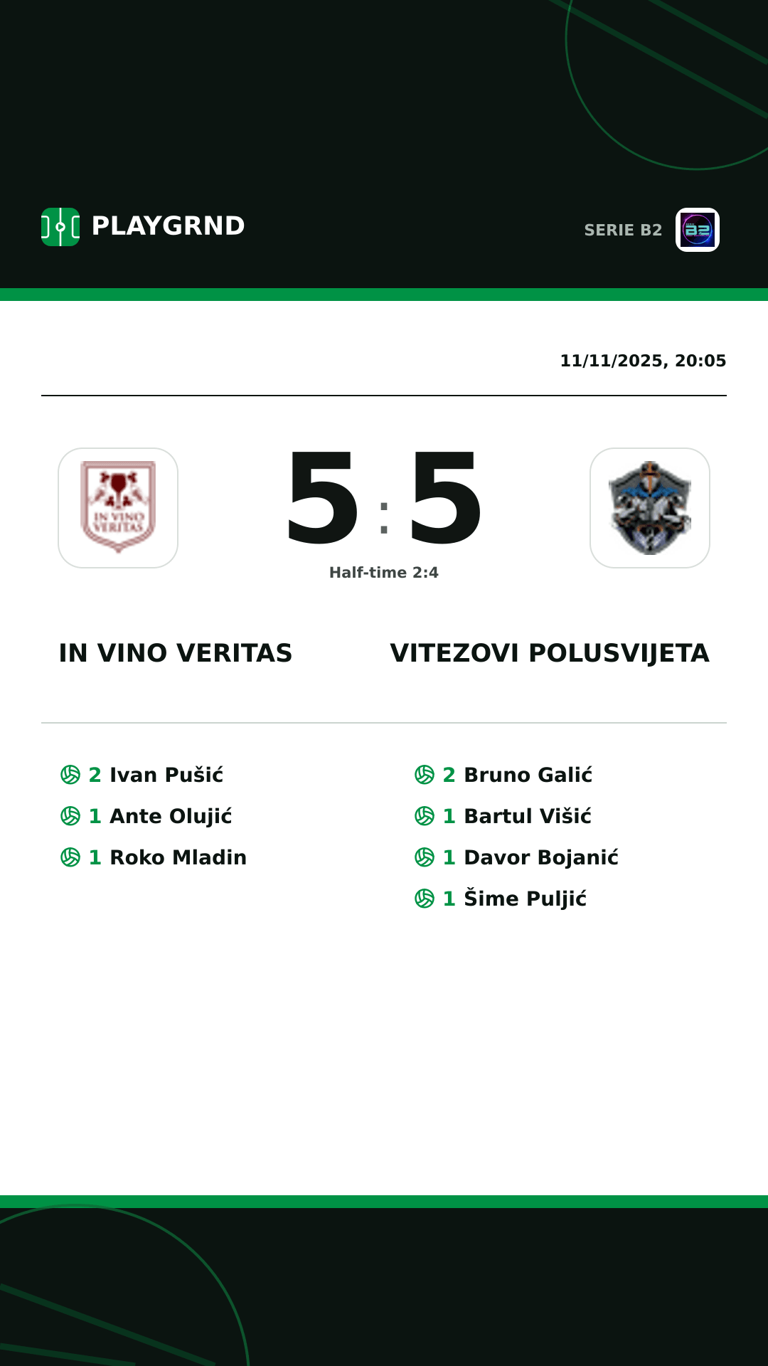 Instagram artwork: IN Vino Veritas 5:5 Vitezovi Polusvijeta