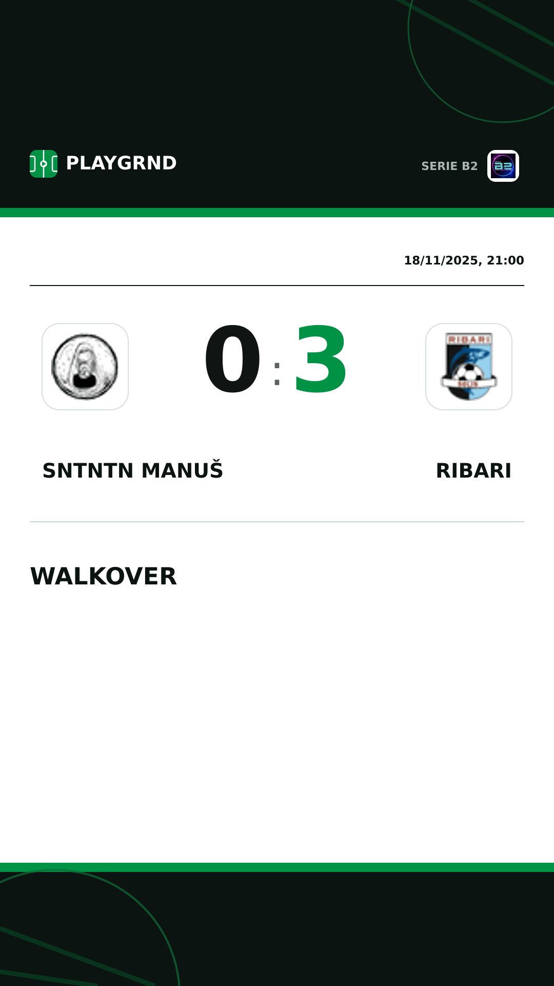 Instagram artwork: Sntntn Manuš 0:3 Ribari