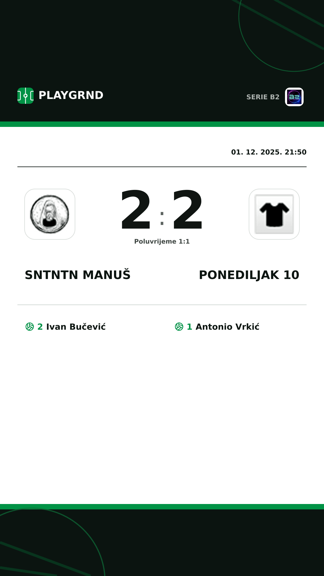 Instagram slika: Sntntn Manuš 2:2 Ponediljak 10