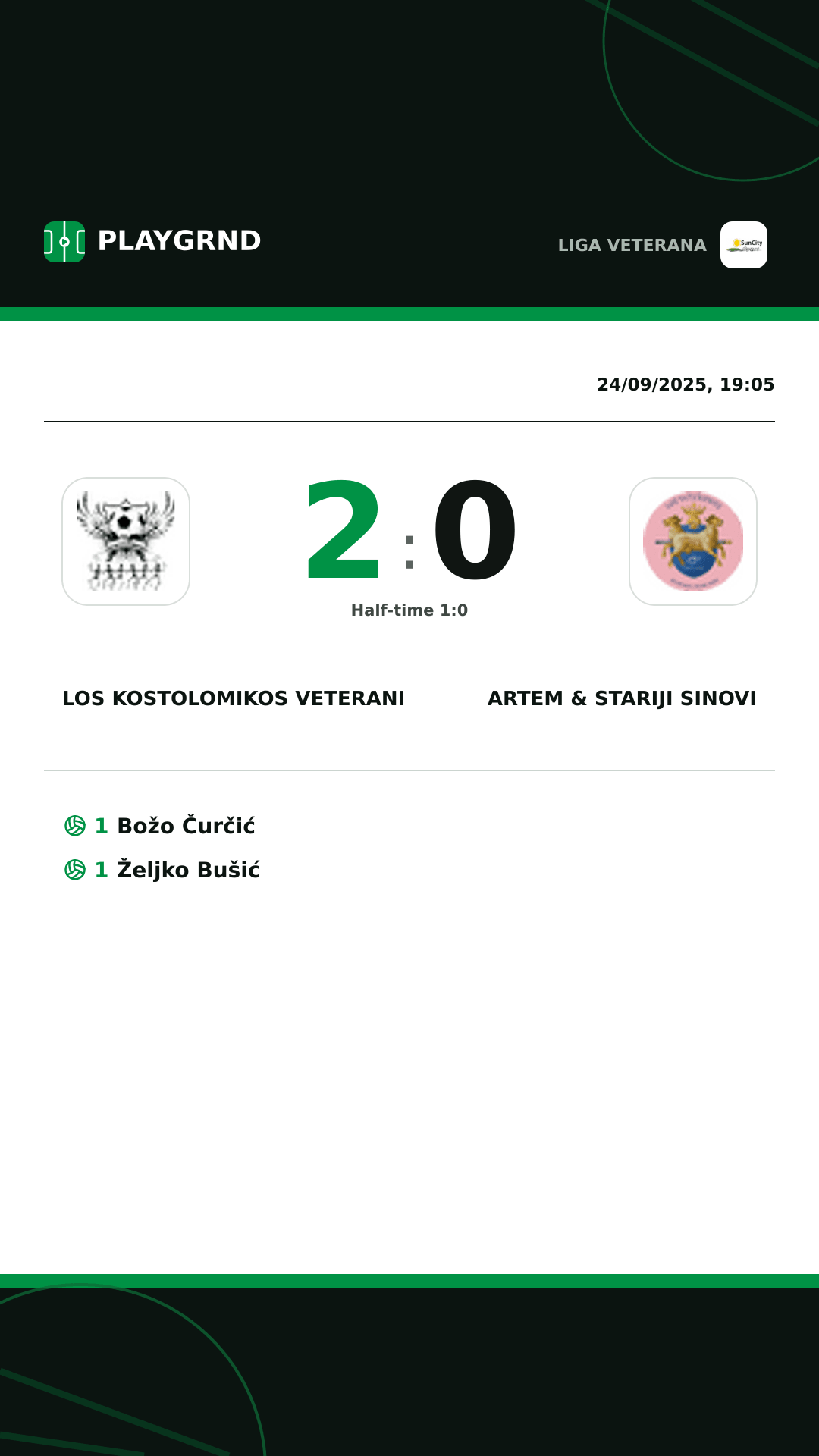 Instagram artwork: Los Kostolomikos Veterani 2:0 Artem & Stariji Sinovi