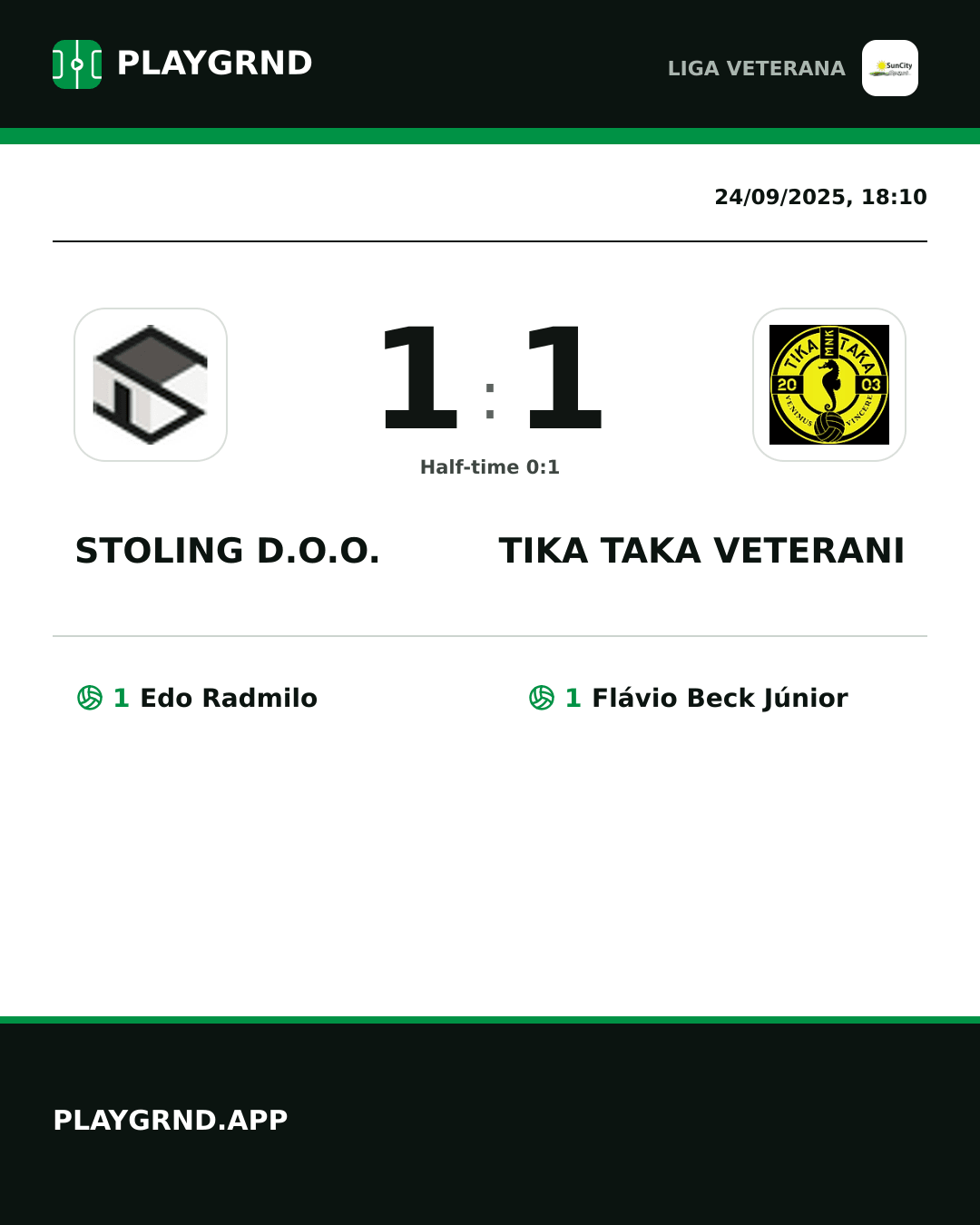 Instagram artwork: Stoling D.O.O. 1:1 Tika Taka Veterani