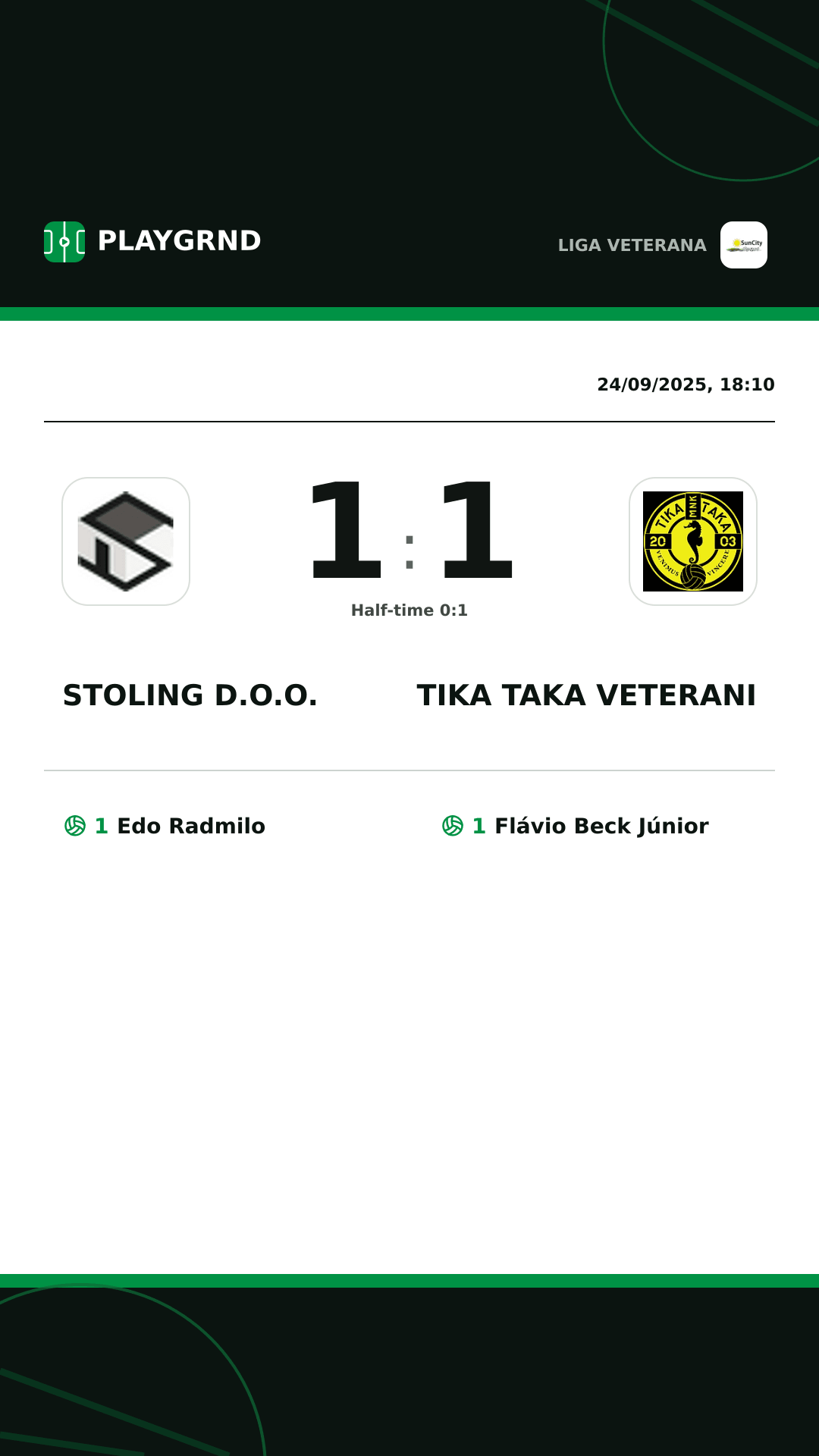 Instagram artwork: Stoling D.O.O. 1:1 Tika Taka Veterani