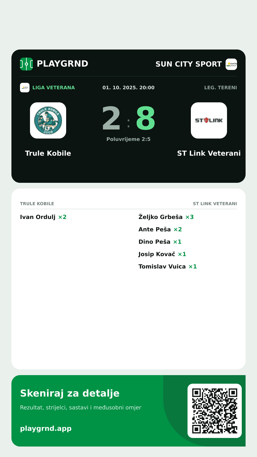 Story slika: Trule Kobile 2:8 ST Link Veterani