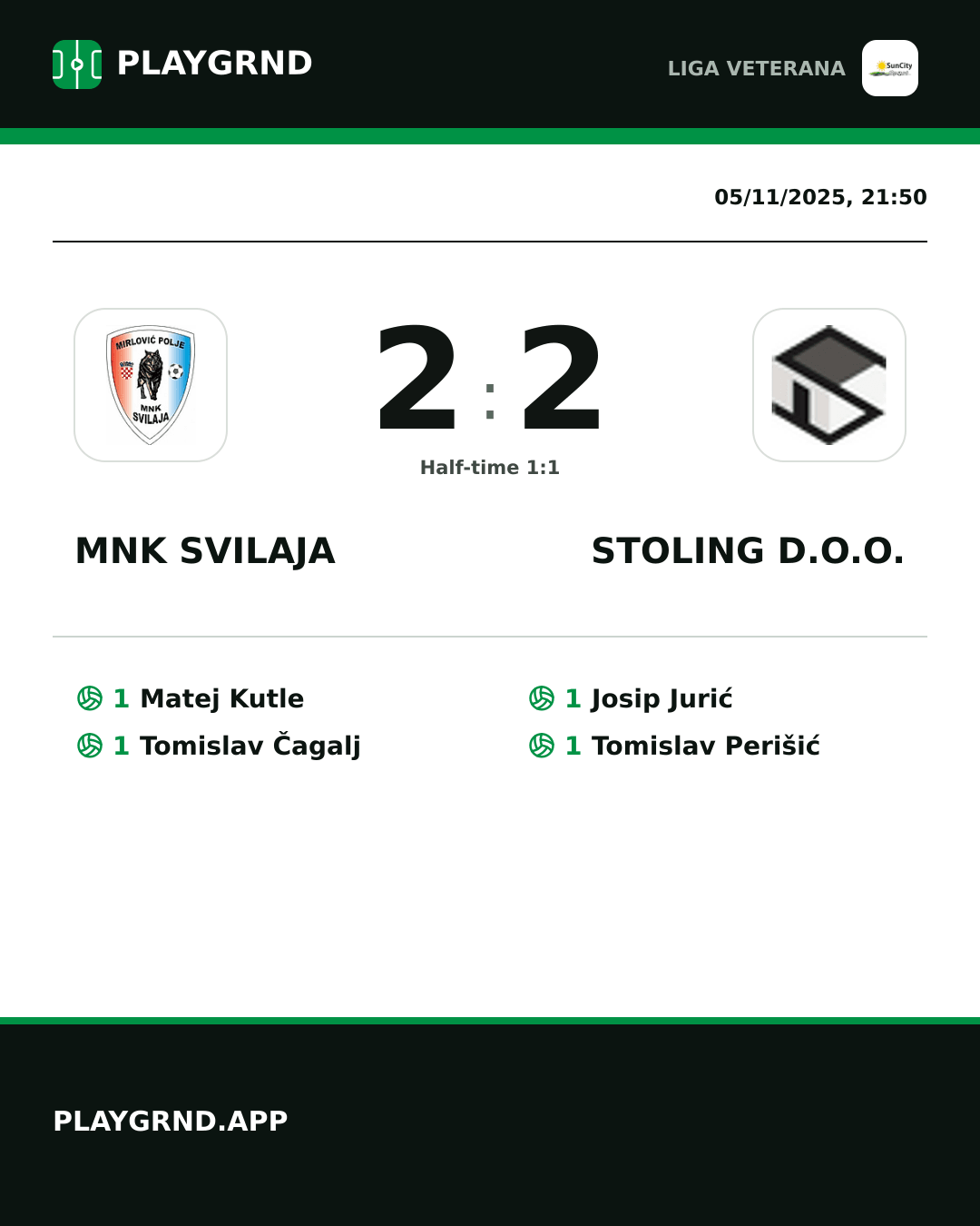 Instagram artwork: MNK Svilaja 2:2 Stoling D.O.O.