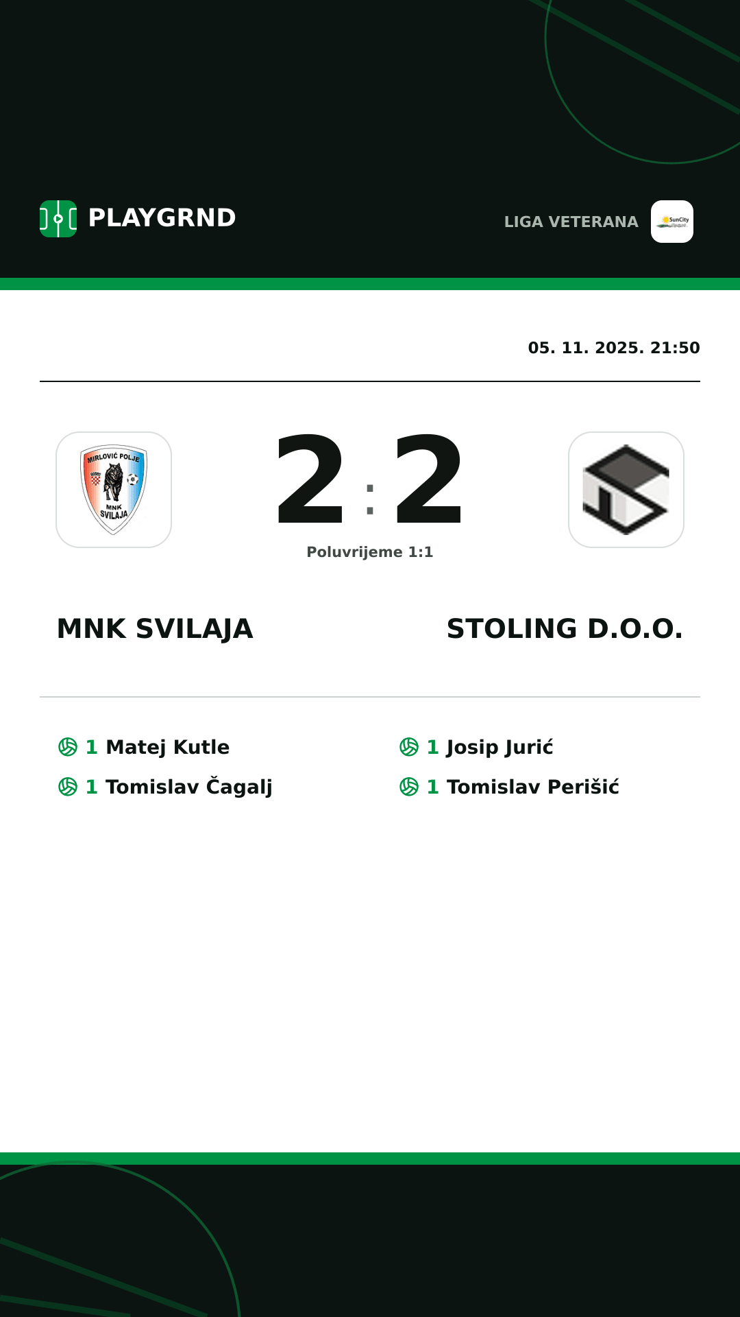Instagram slika: MNK Svilaja 2:2 Stoling D.O.O.