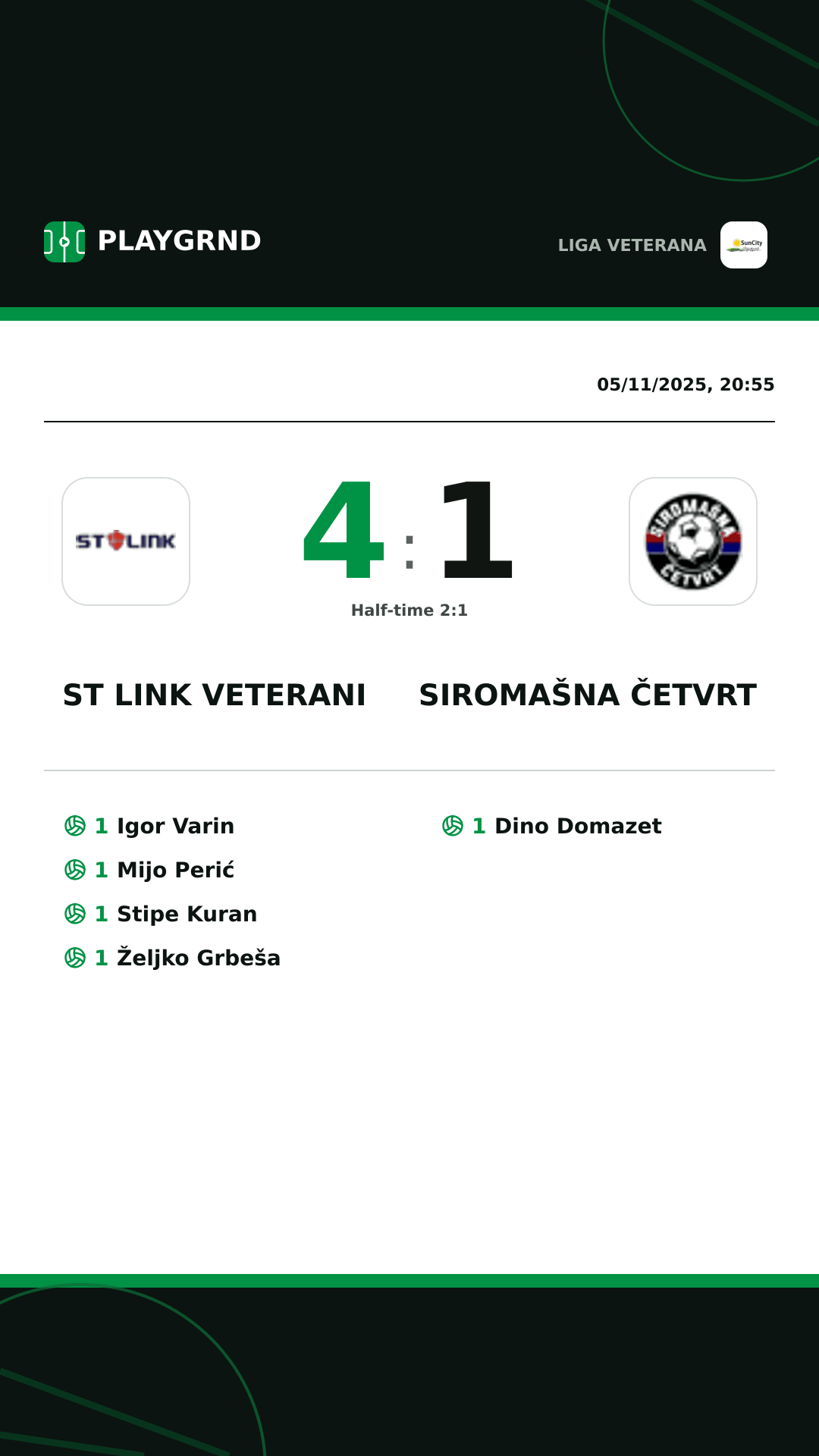 Instagram artwork: ST Link Veterani 4:1 Siromašna Četvrt