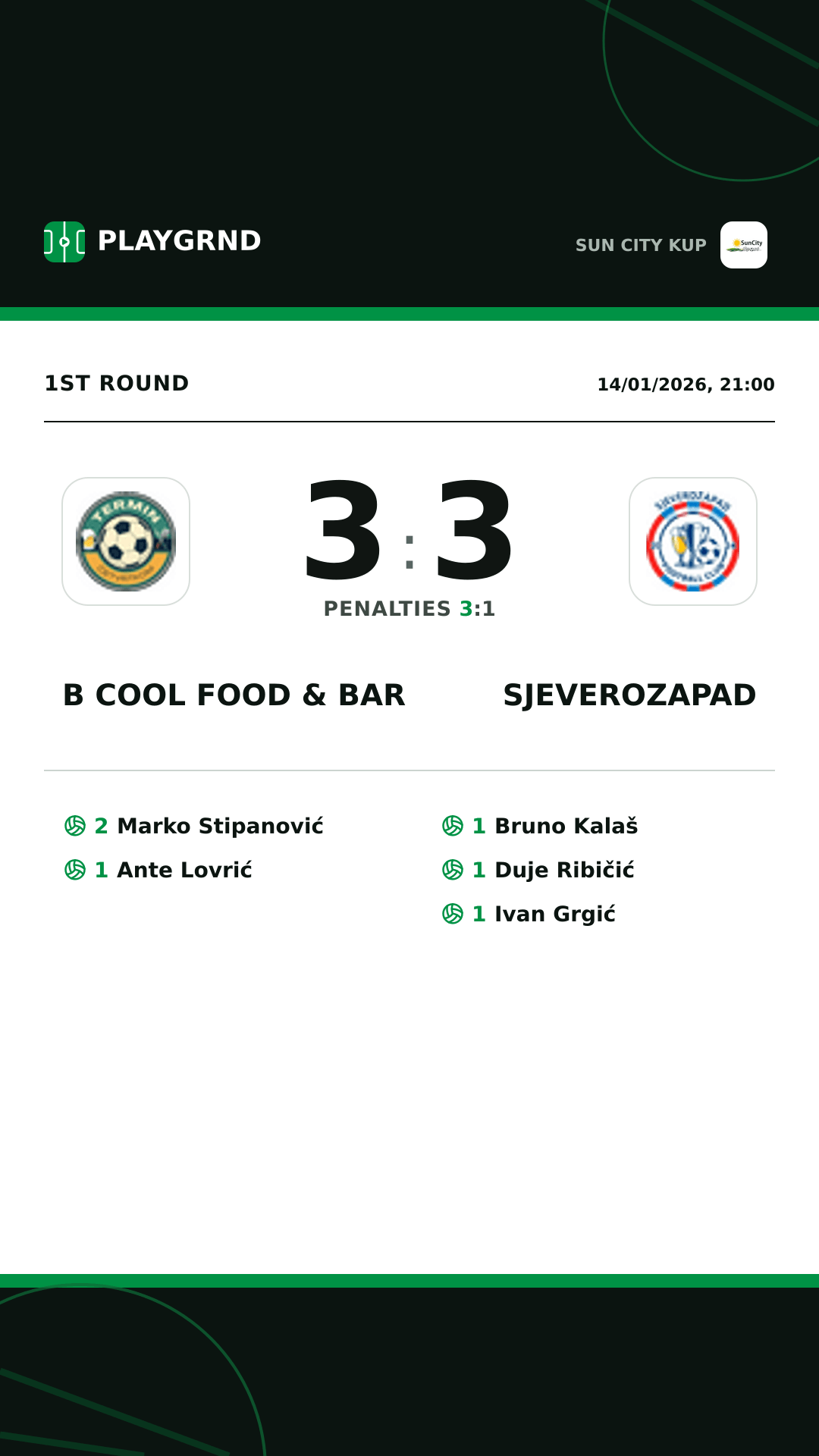 Instagram artwork: B Cool Food & Bar 3:3 Sjeverozapad