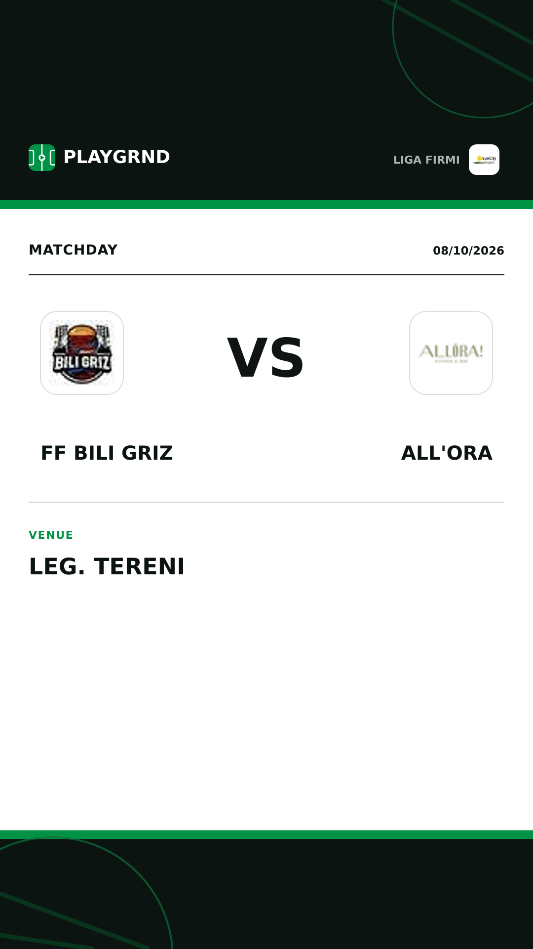 Instagram artwork: FF Bili Griz vs All'Ora