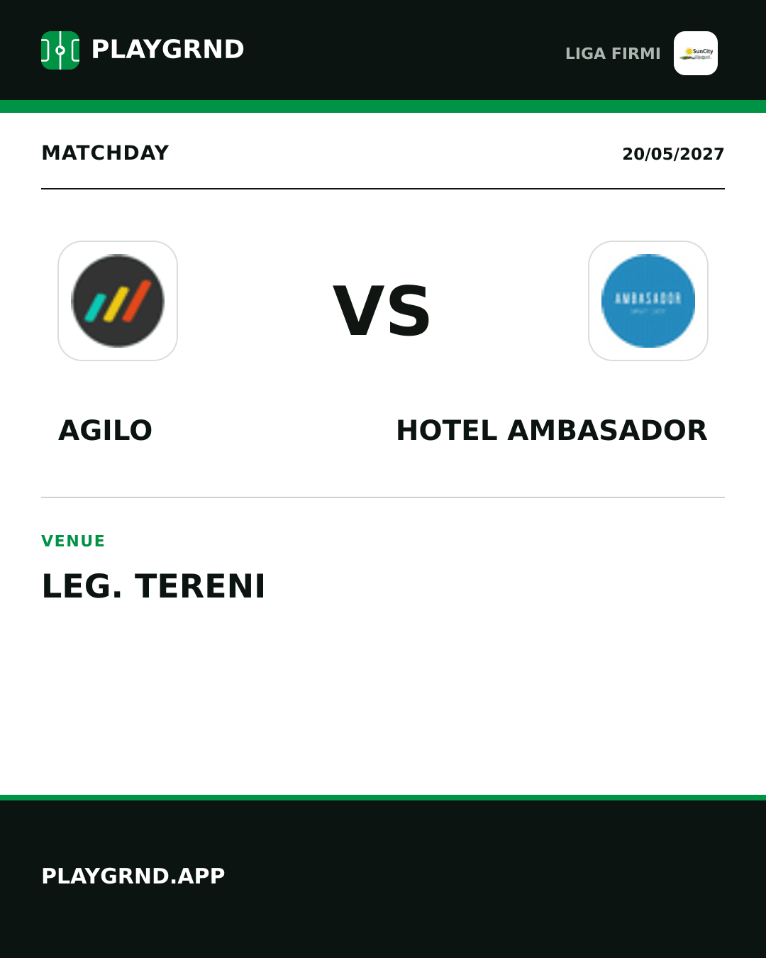 Instagram artwork: Agilo vs Hotel Ambasador