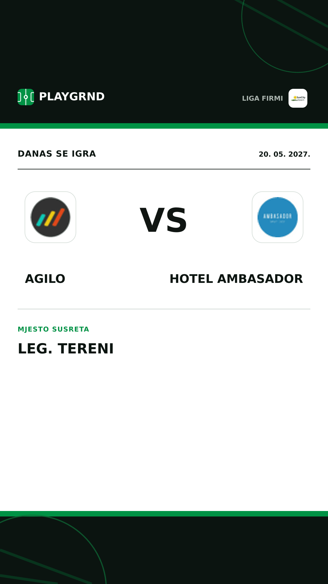 Instagram slika: Agilo vs Hotel Ambasador
