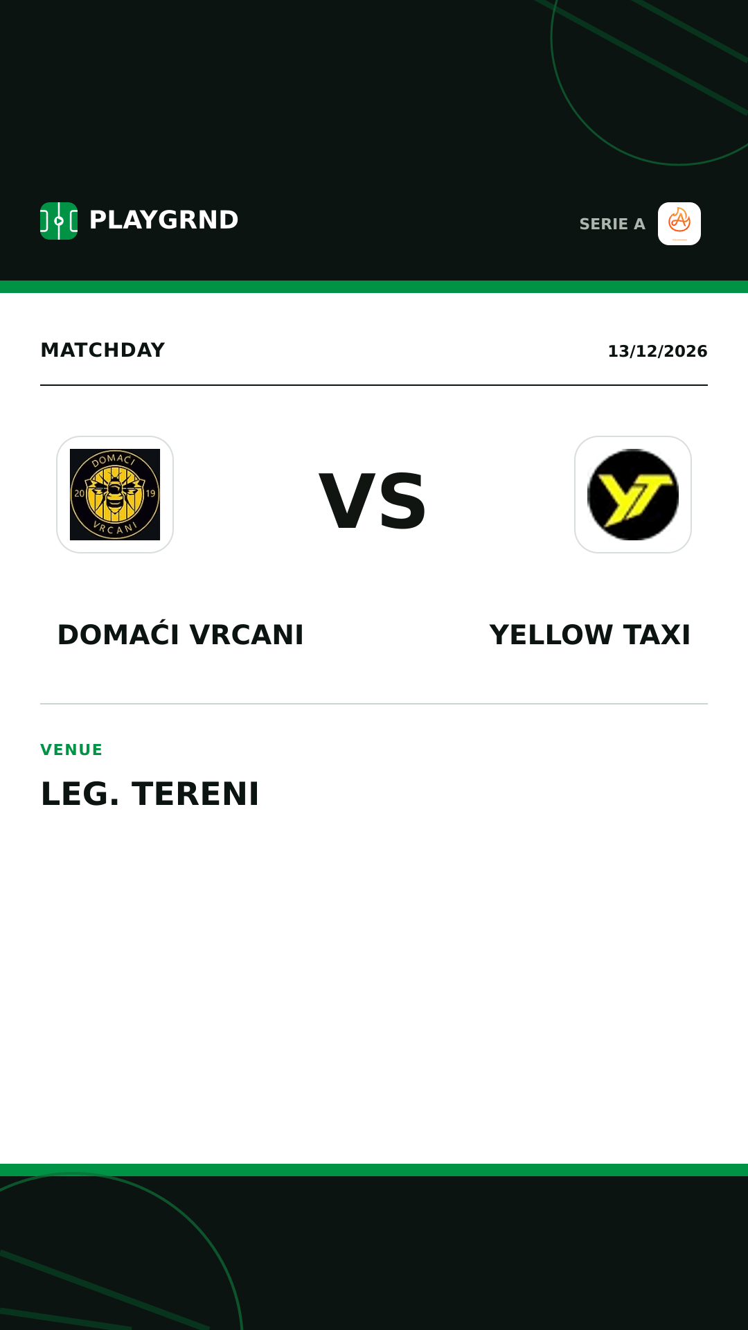Instagram artwork: Domaći Vrcani vs Yellow Taxi