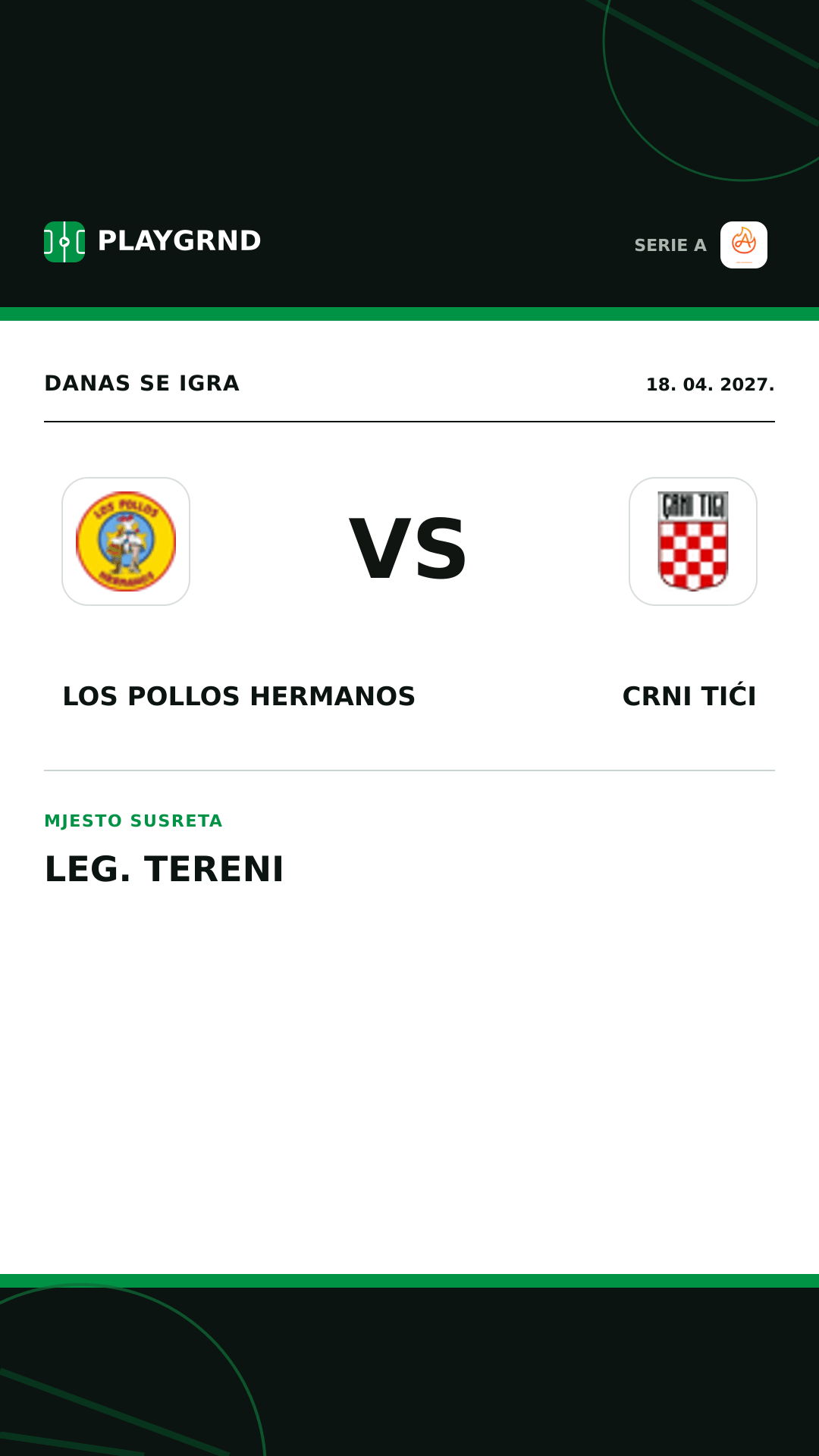 Instagram slika: Los Pollos Hermanos vs Crni Tići