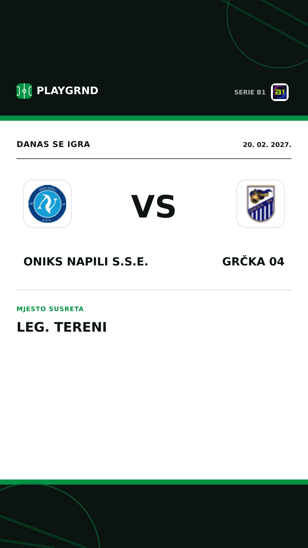 Instagram slika: Oniks Napili S.S.E. vs Grčka 04