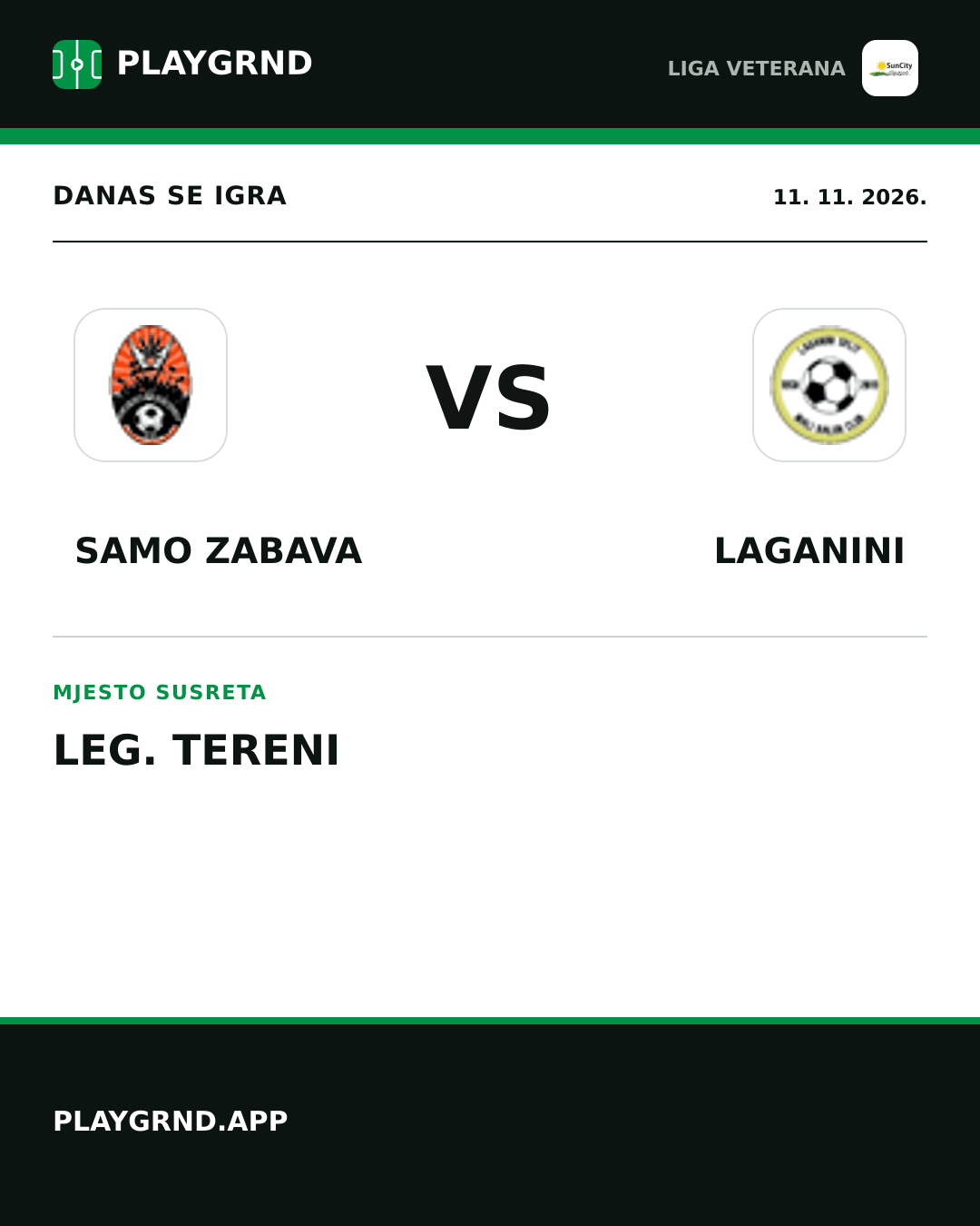 Instagram slika: Samo Zabava vs Laganini