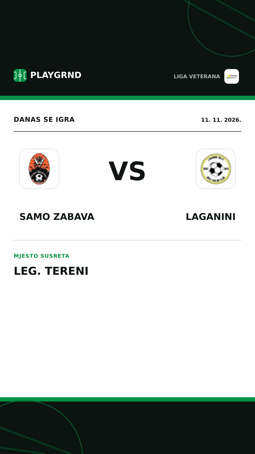 Instagram slika: Samo Zabava vs Laganini