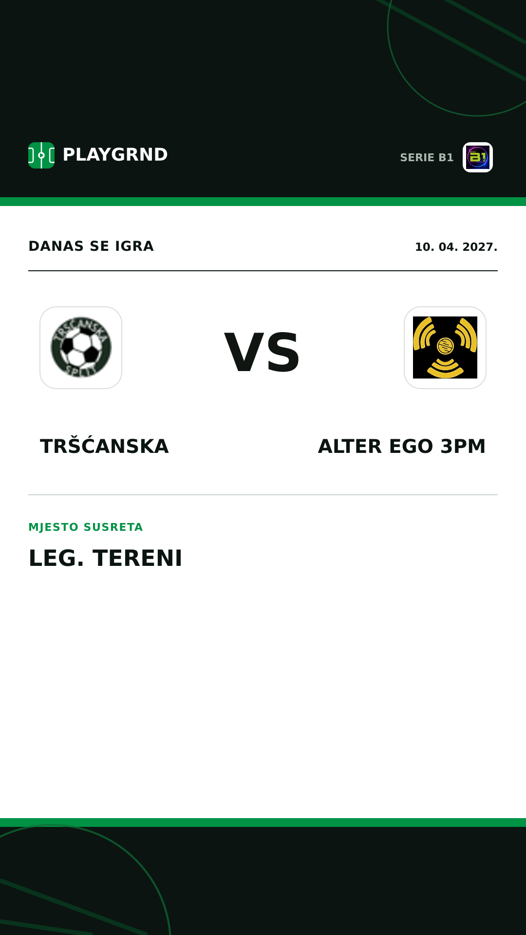 Instagram slika: Tršćanska vs Alter Ego 3PM