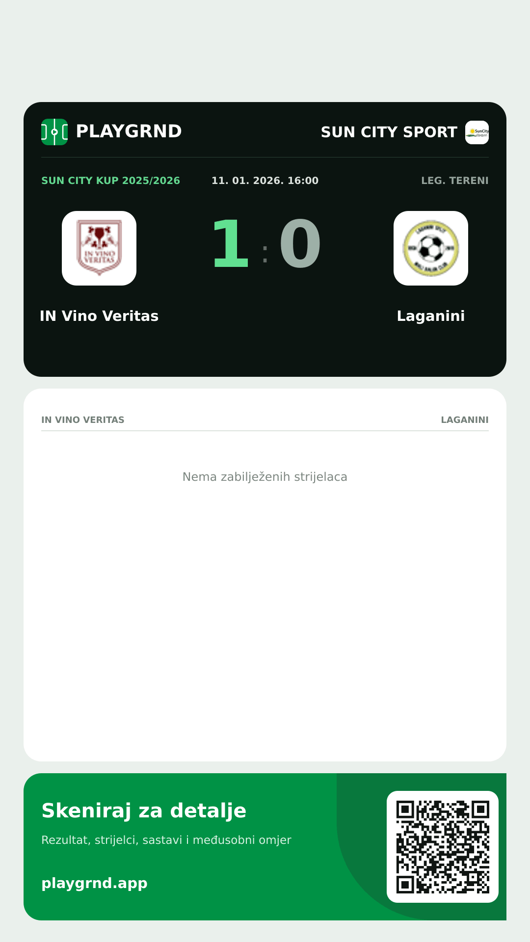 Story image: IN Vino Veritas 1:0 Laganini
