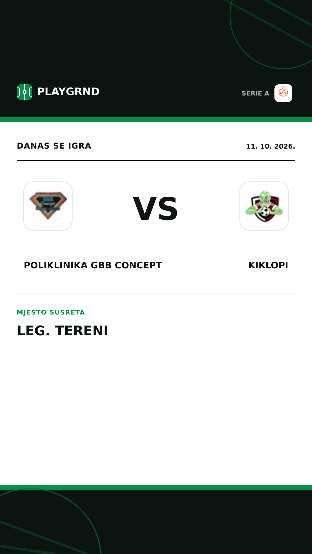 Instagram slika: Poliklinika Gbb Concept vs Kiklopi
