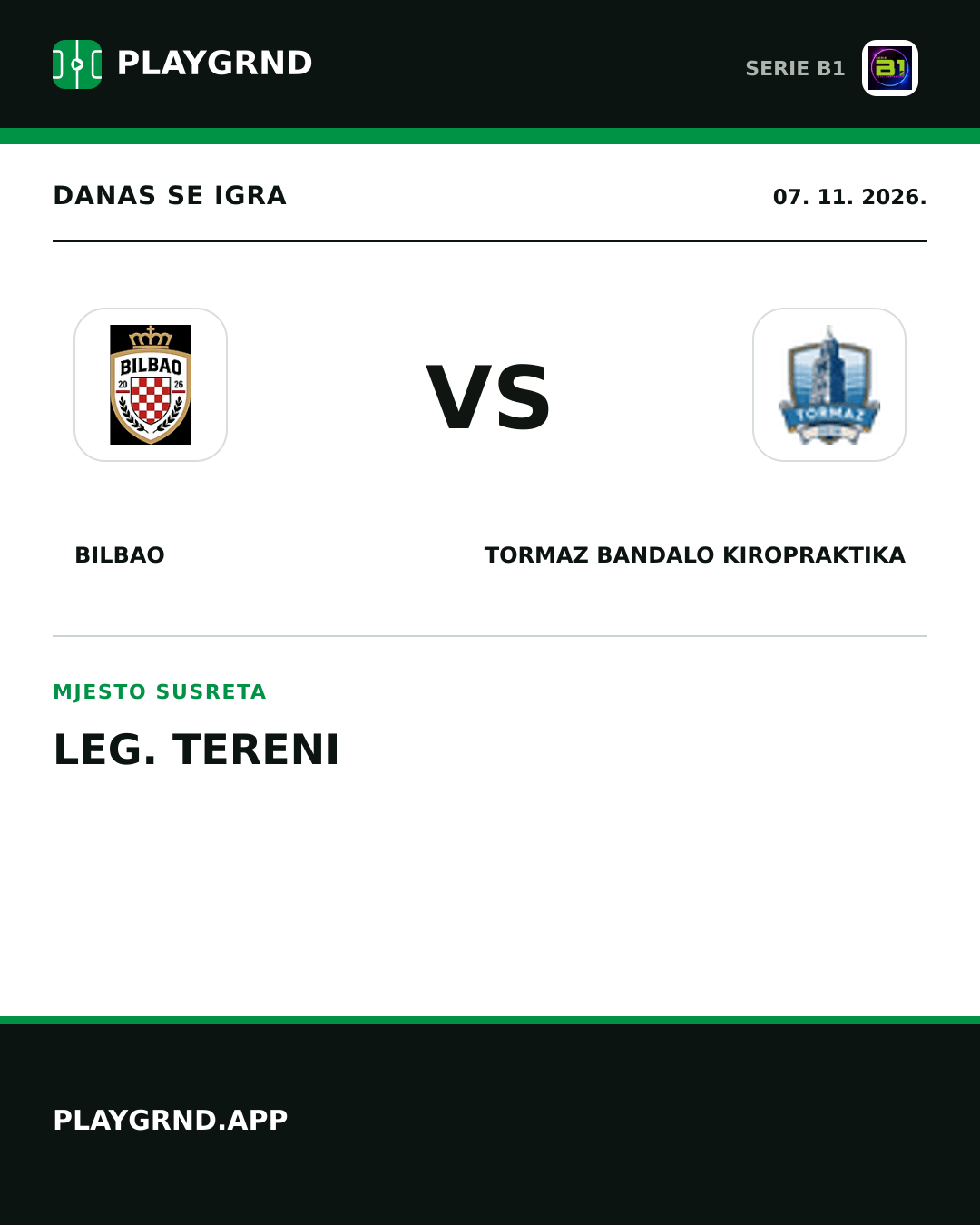 Instagram slika: Bilbao vs Tormaz Bandalo Kiropraktika