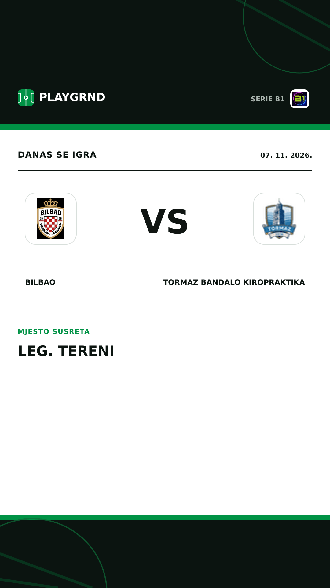 Instagram slika: Bilbao vs Tormaz Bandalo Kiropraktika