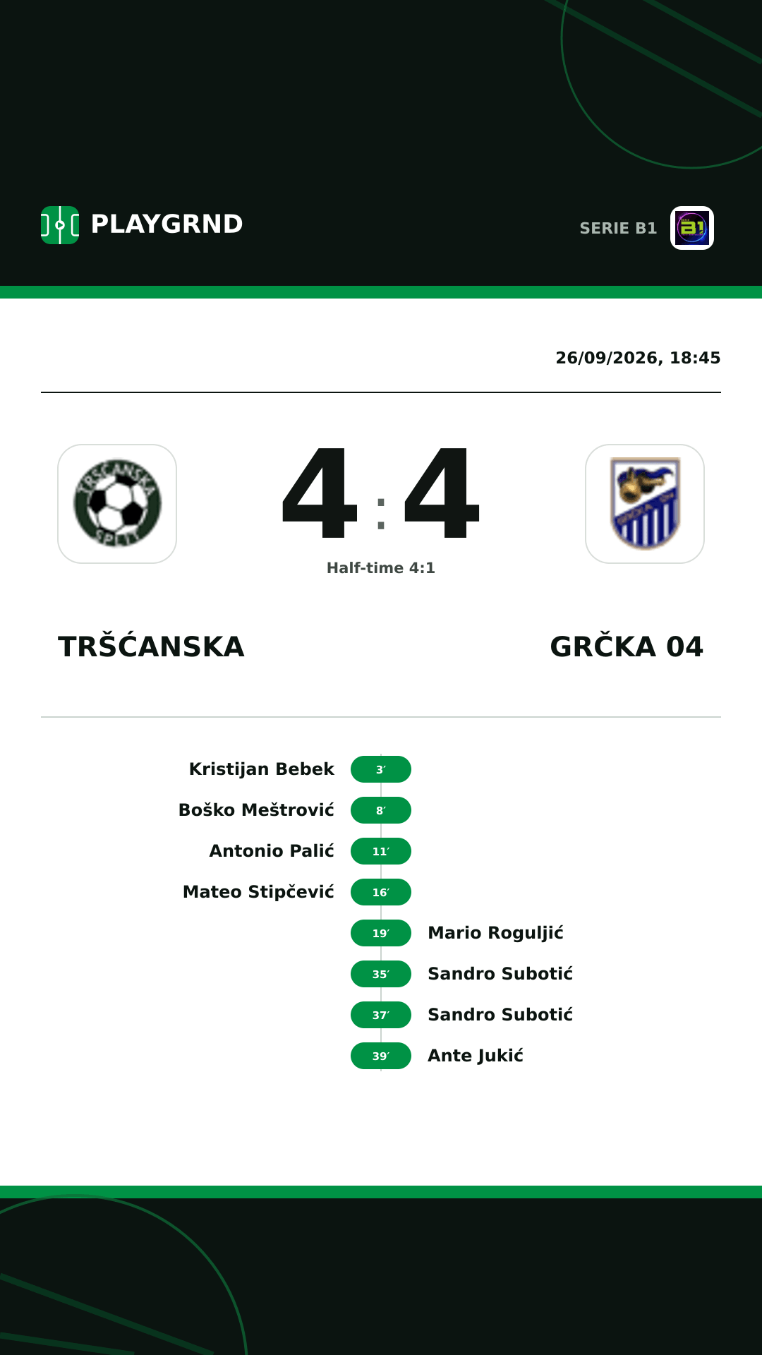 Instagram artwork: Tršćanska vs Grčka 04