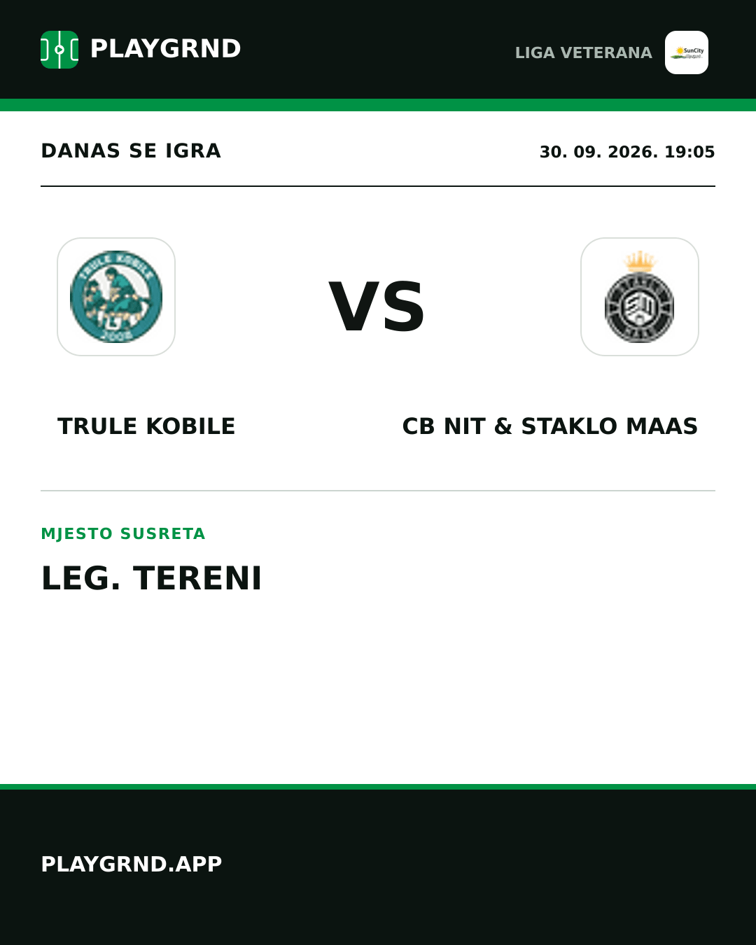 Instagram slika: Trule Kobile vs CB Nit & Staklo Maas