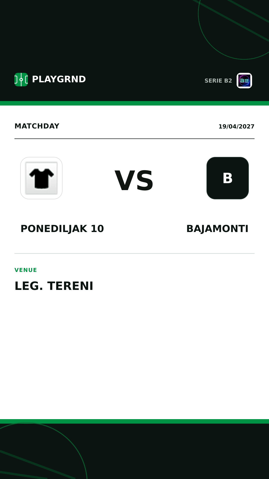 Instagram artwork: Ponediljak 10 vs Bajamonti
