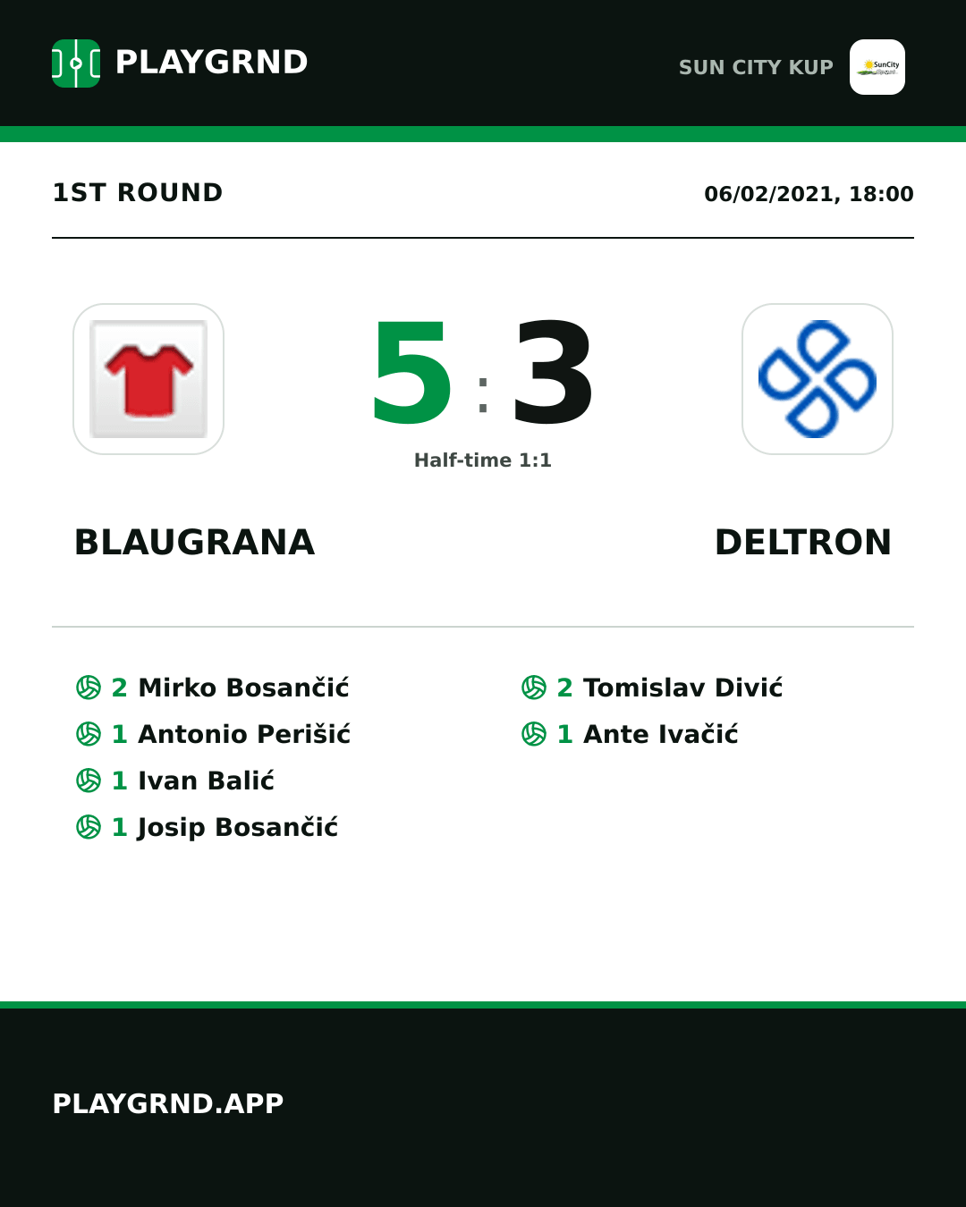 Instagram artwork: Blaugrana 5:3 Deltron