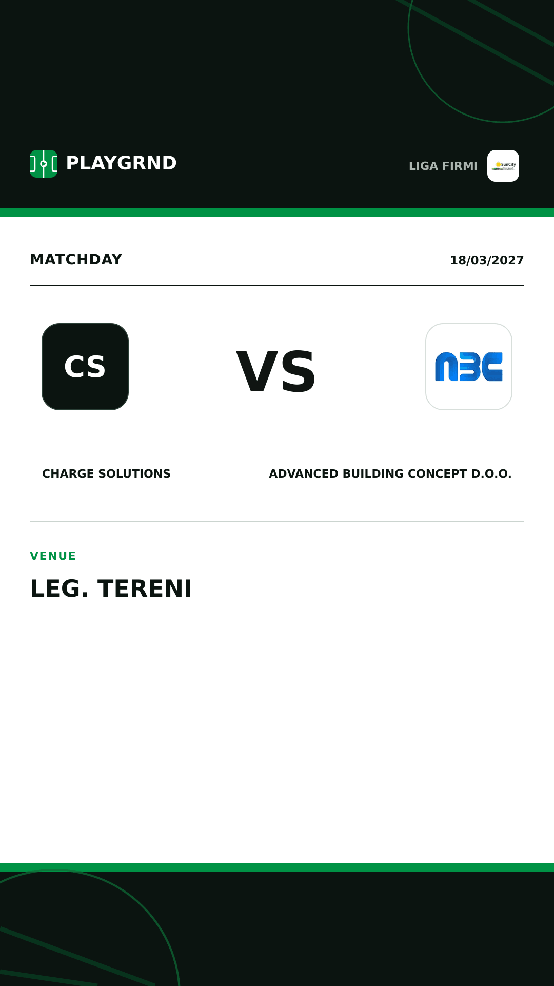 Instagram artwork: Charge Solutions vs Advanced Building Concept d.o.o.