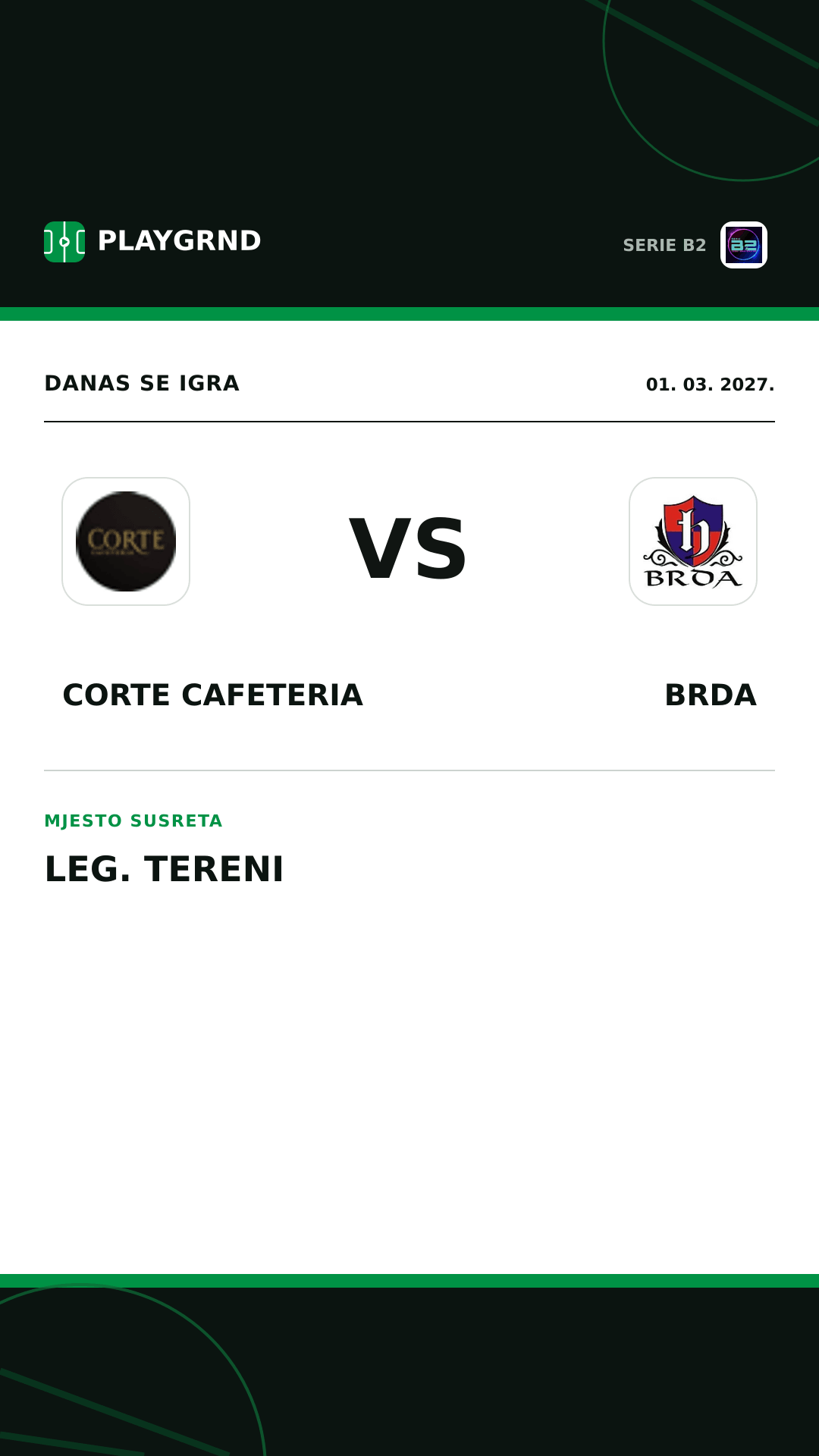 Instagram slika: Corte Cafeteria vs Brda