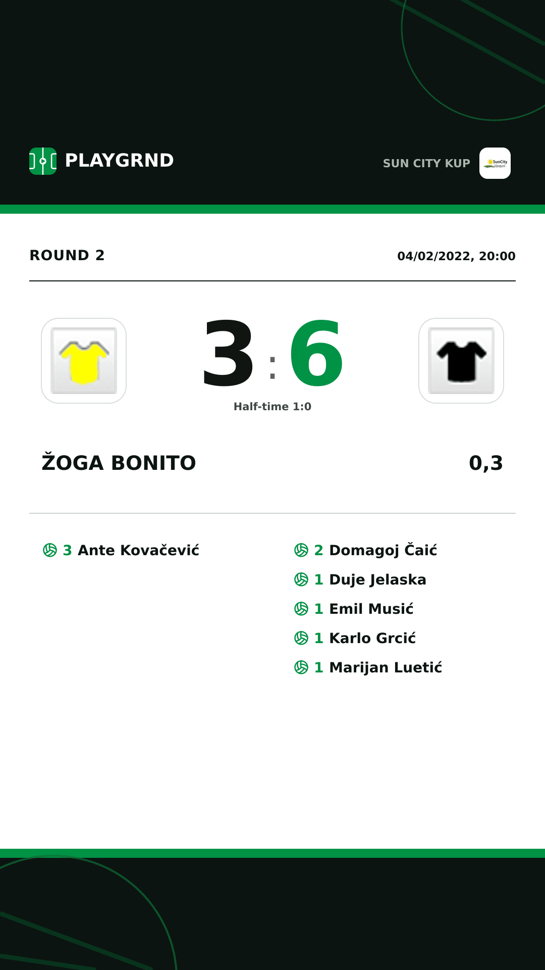 Instagram artwork: Žoga Bonito 3:6 0,3