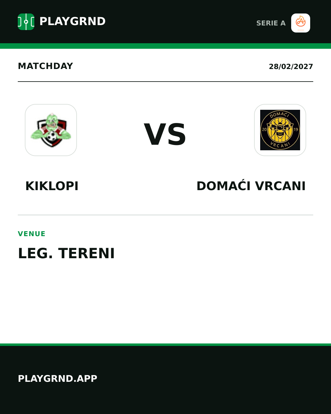 Instagram artwork: Kiklopi vs Domaći Vrcani