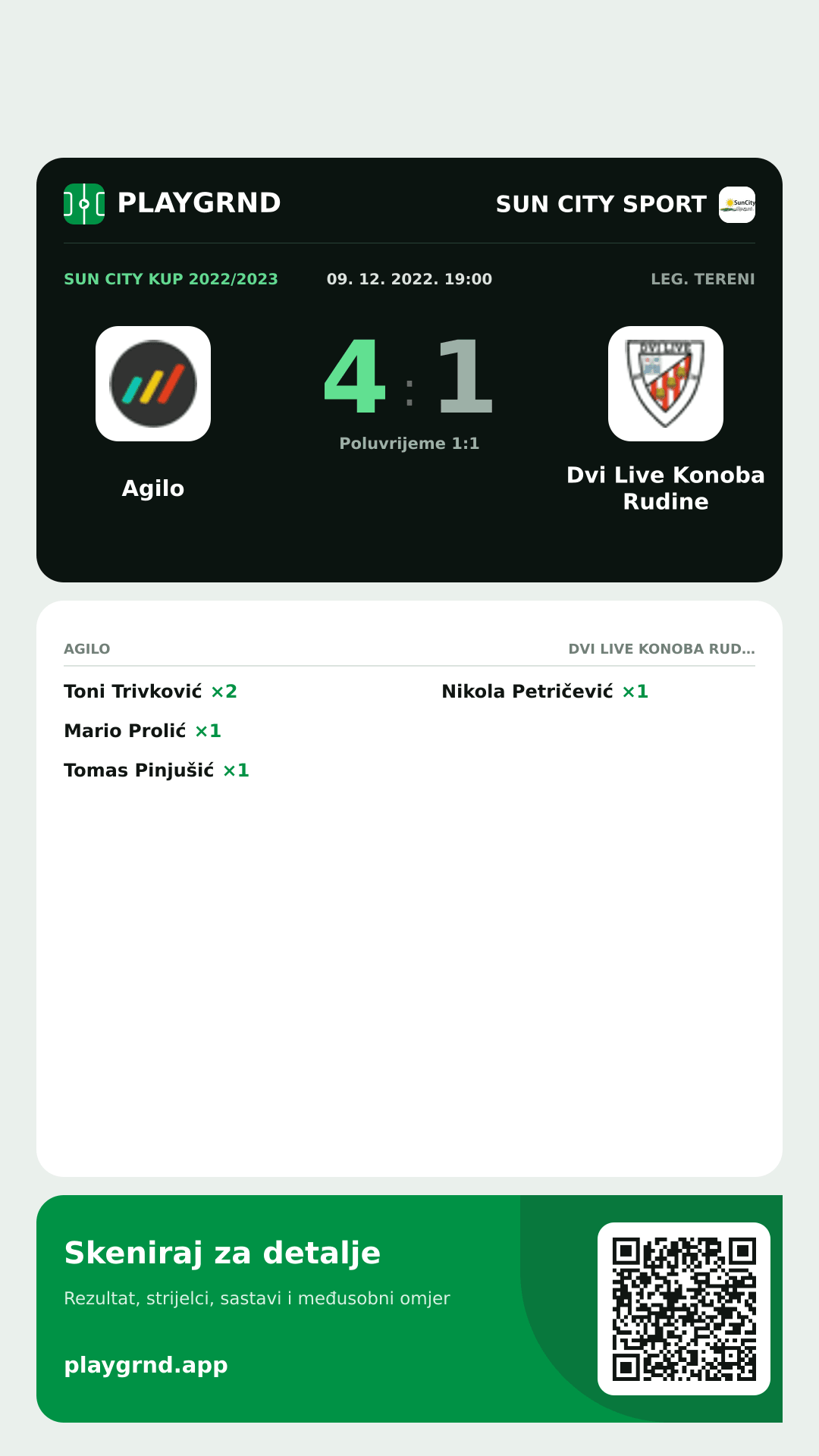 Story image: Agilo 4:1 Dvi Live Konoba Rudine