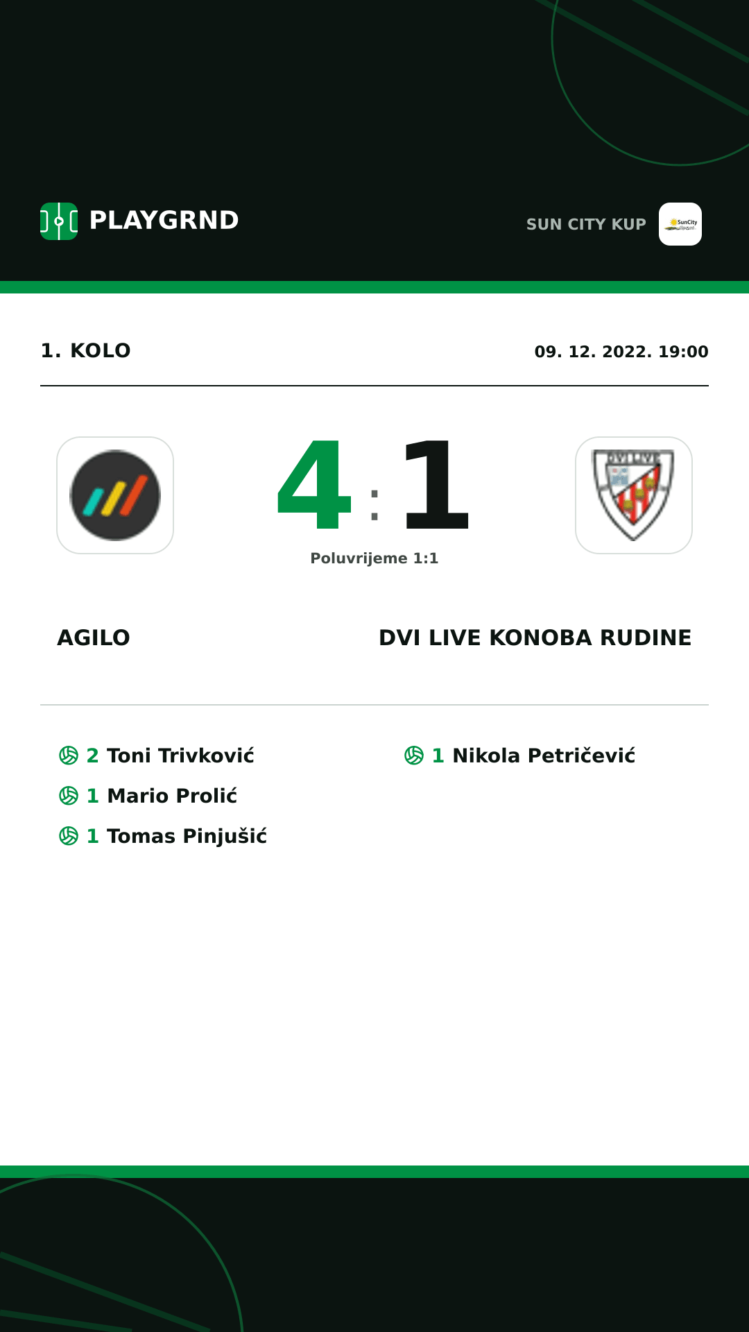 Instagram slika: Agilo 4:1 Dvi Live Konoba Rudine