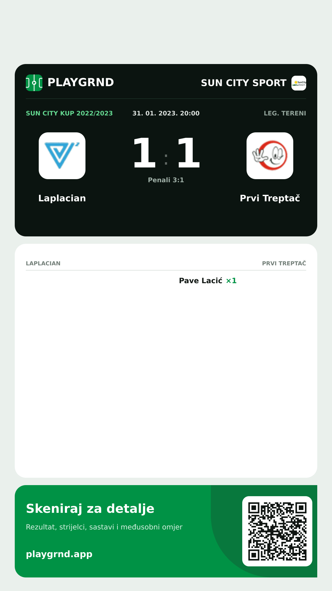 Story slika: Laplacian 1:1 Prvi Treptač