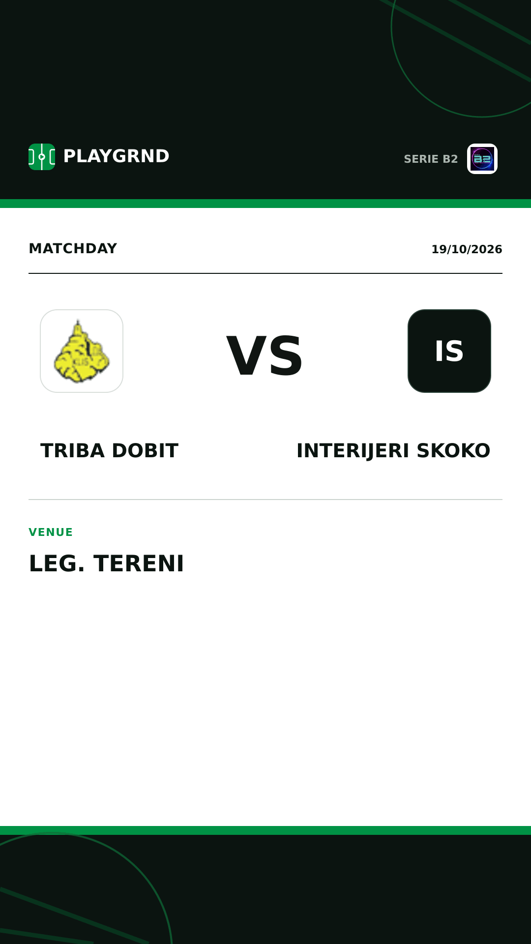 Instagram artwork: Triba Dobit vs Interijeri Skoko