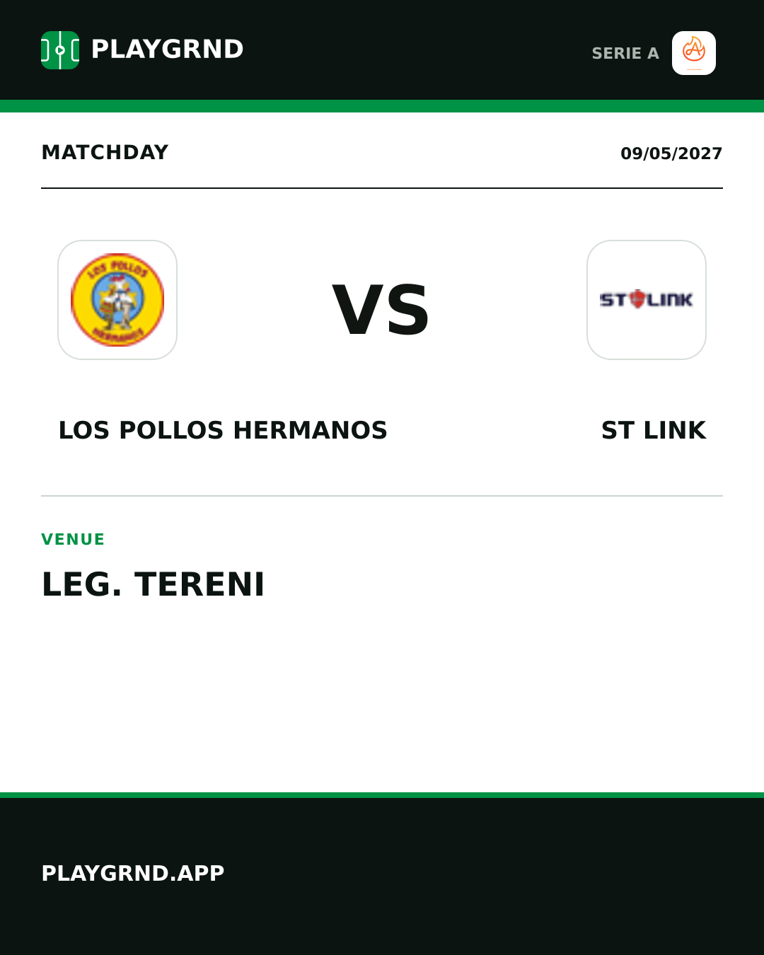 Instagram artwork: Los Pollos Hermanos vs ST Link