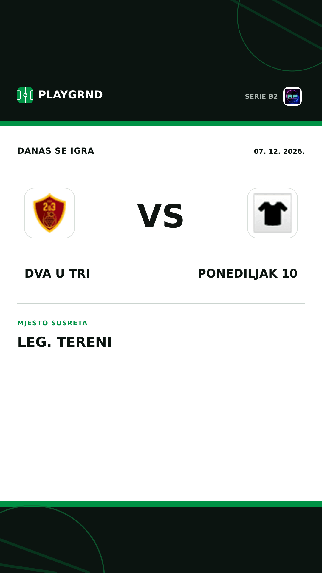 Instagram slika: Dva U Tri vs Ponediljak 10