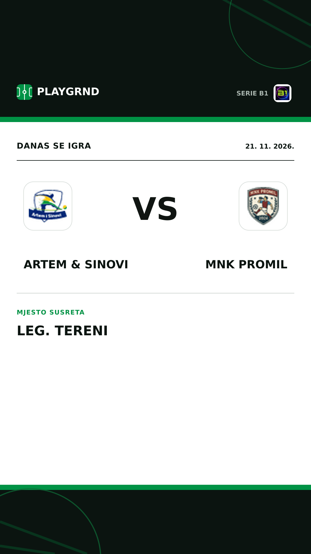Instagram slika: Artem & Sinovi vs Mnk Promil