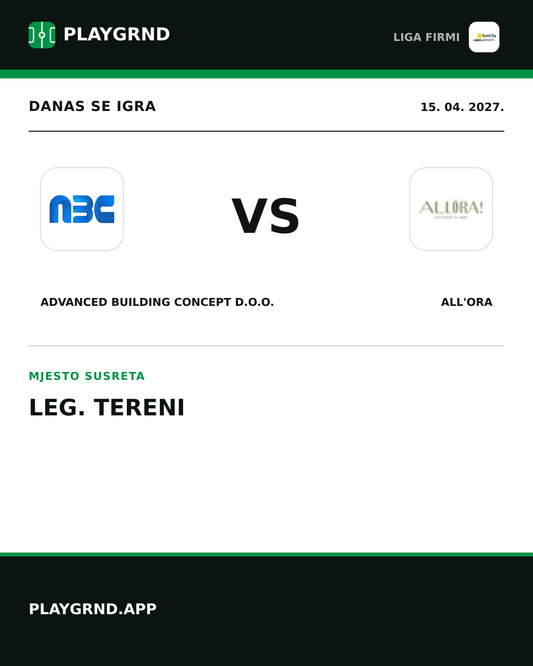 Instagram slika: Advanced Building Concept d.o.o. vs All'Ora
