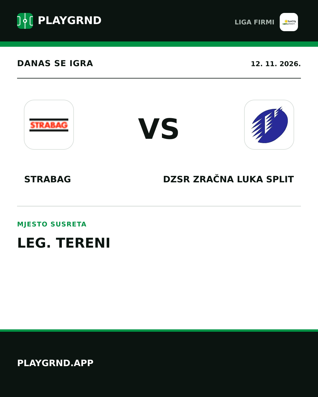 Instagram slika: Strabag vs DZSR Zračna Luka Split
