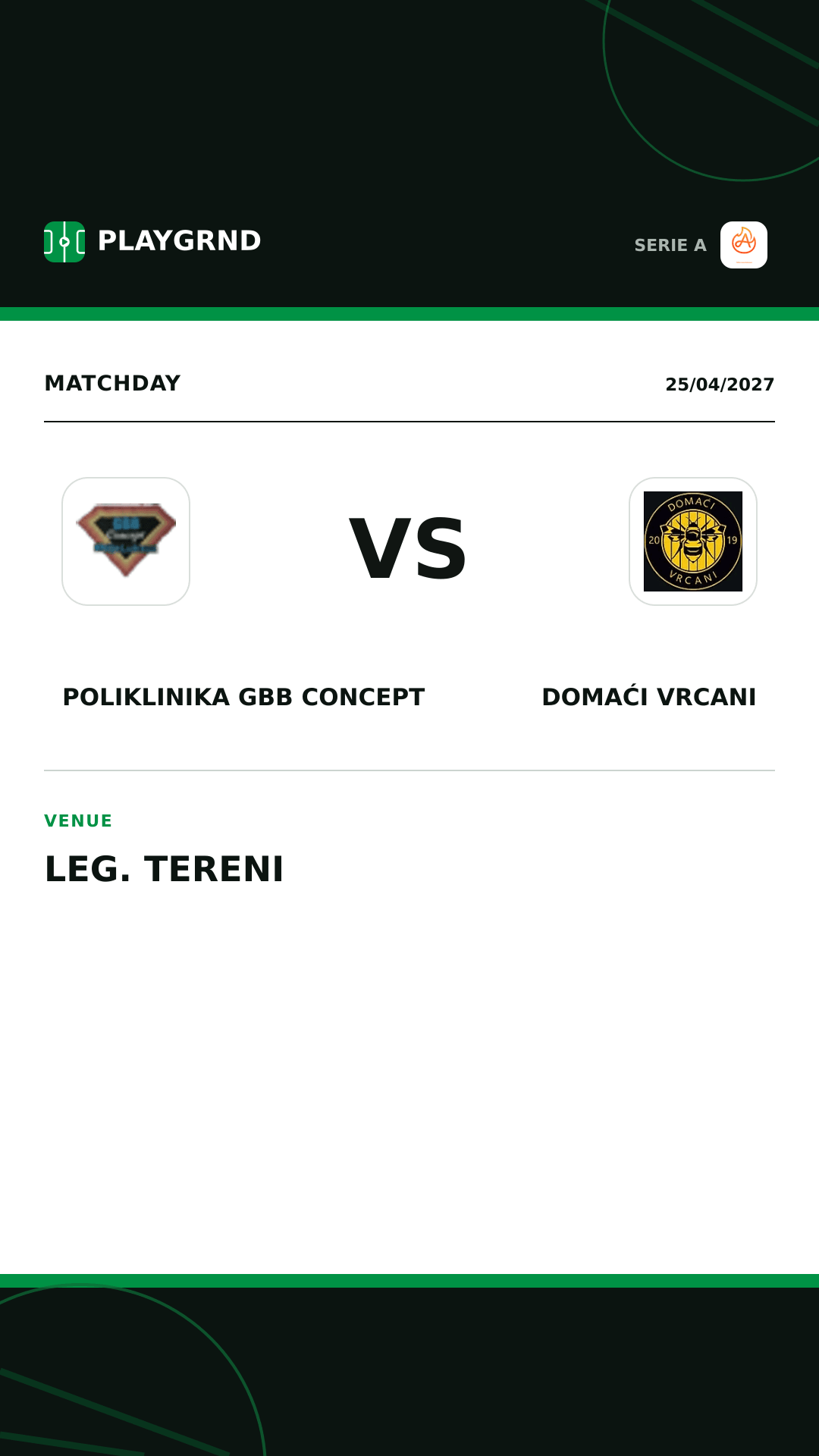 Instagram artwork: Poliklinika Gbb Concept vs Domaći Vrcani