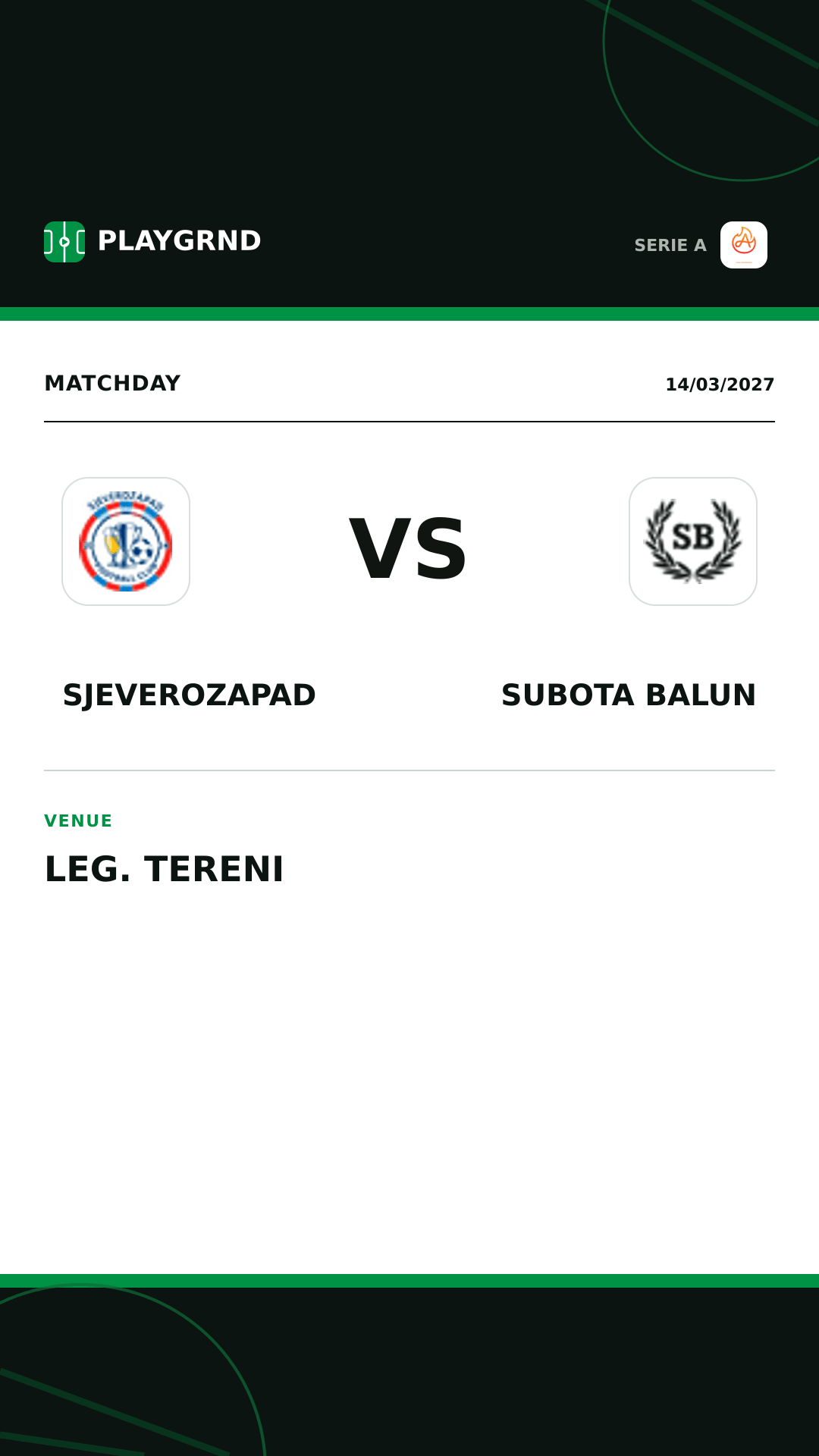 Instagram artwork: Sjeverozapad vs Subota Balun