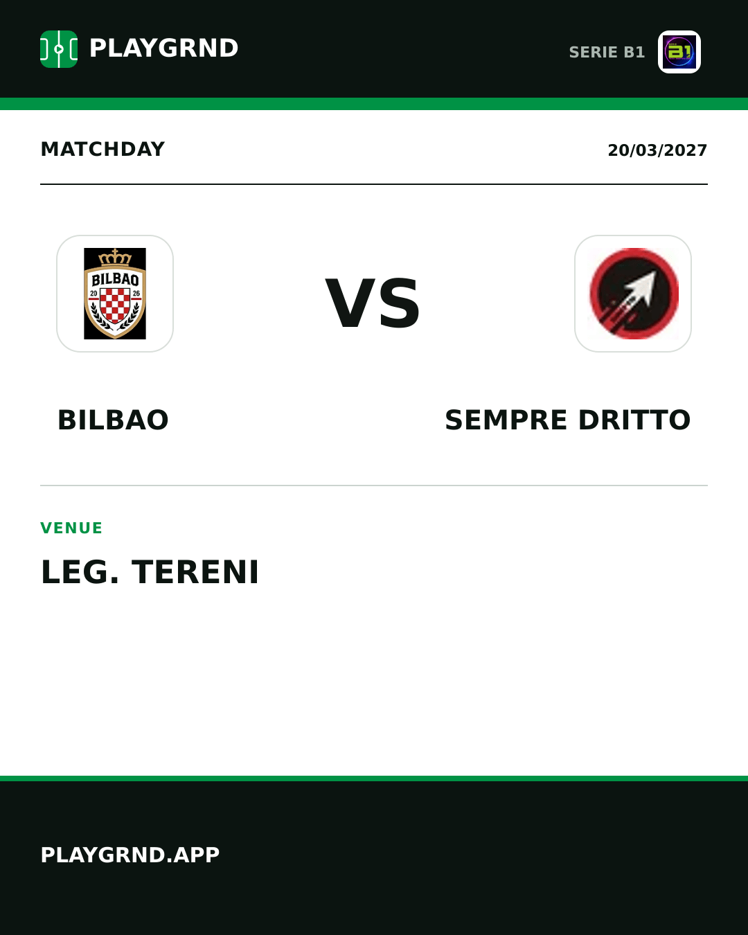 Instagram artwork: Bilbao vs Sempre Dritto