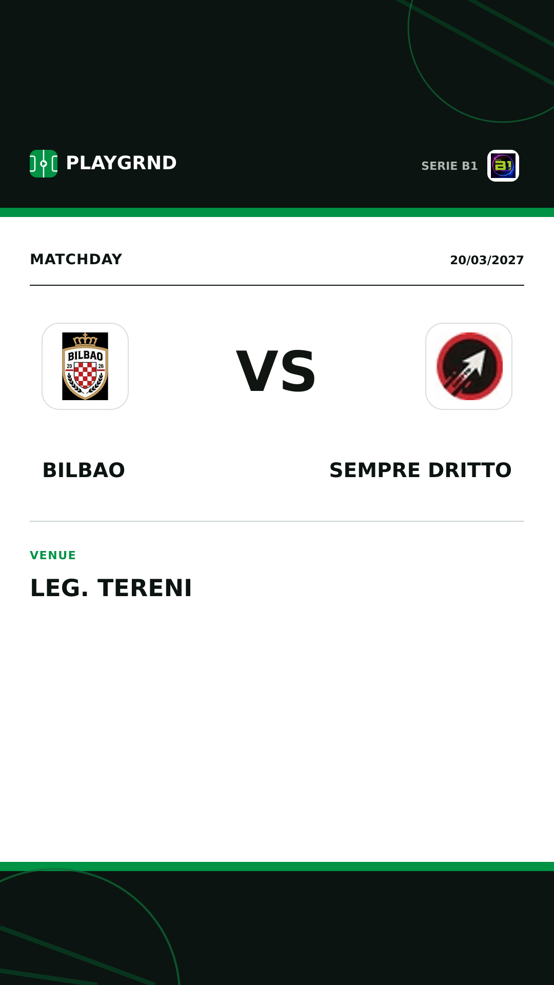 Instagram artwork: Bilbao vs Sempre Dritto