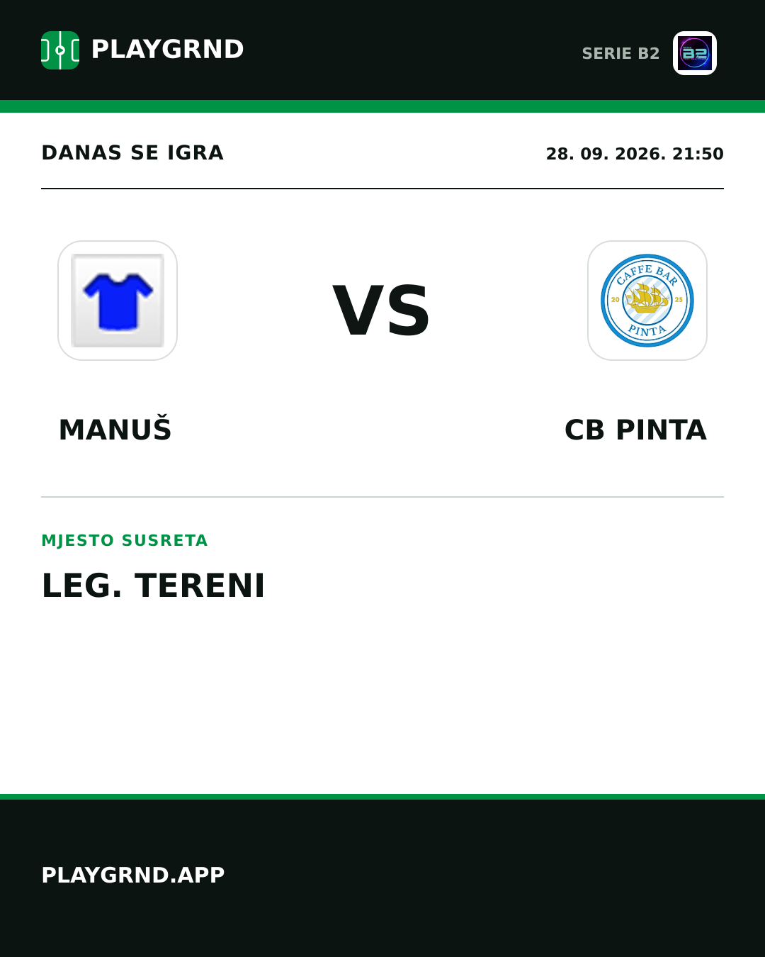 Instagram slika: Manuš vs CB Pinta
