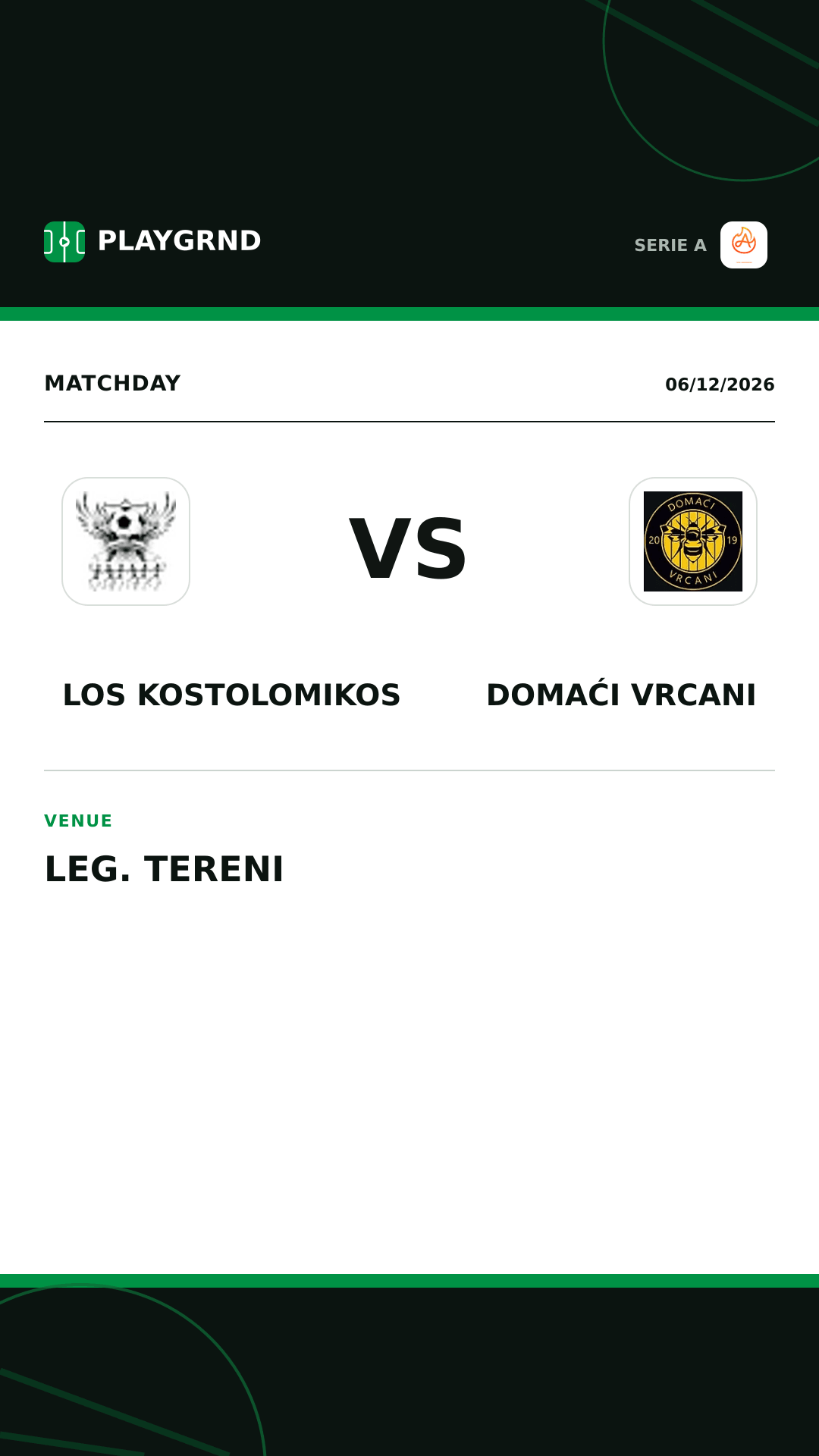 Instagram artwork: Los Kostolomikos vs Domaći Vrcani