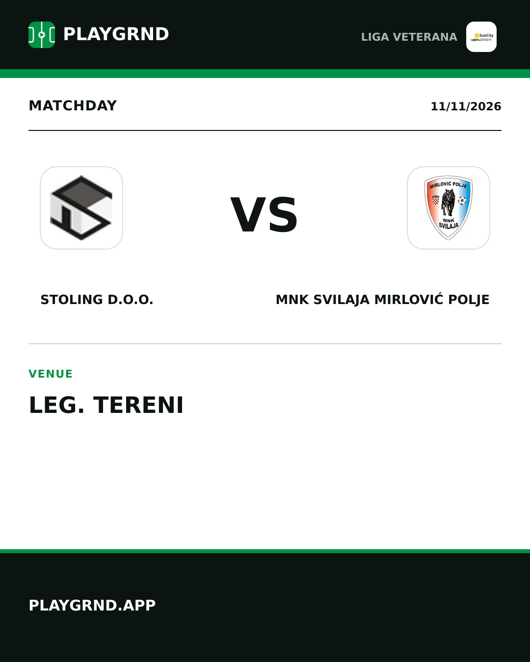 Instagram artwork: Stoling D.O.O. vs MNK Svilaja Mirlović Polje