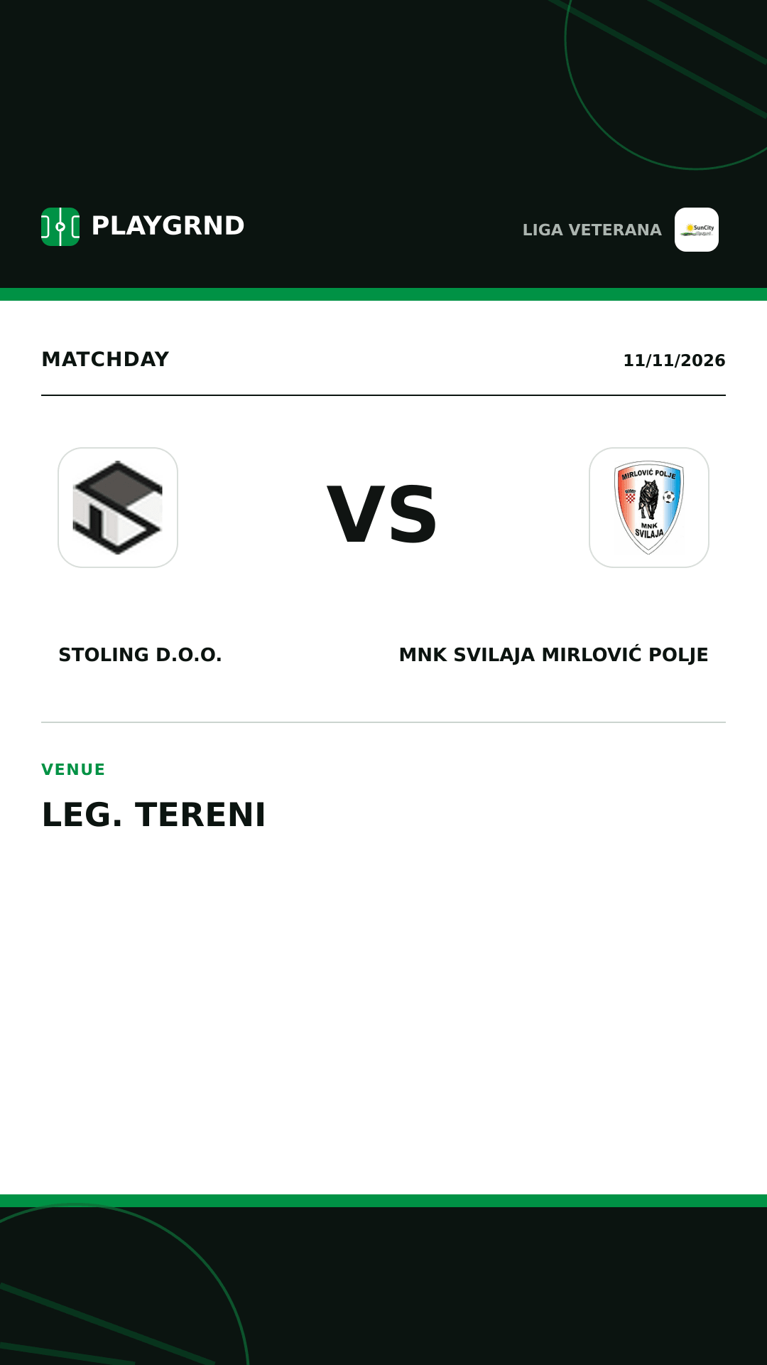 Instagram artwork: Stoling D.O.O. vs MNK Svilaja Mirlović Polje