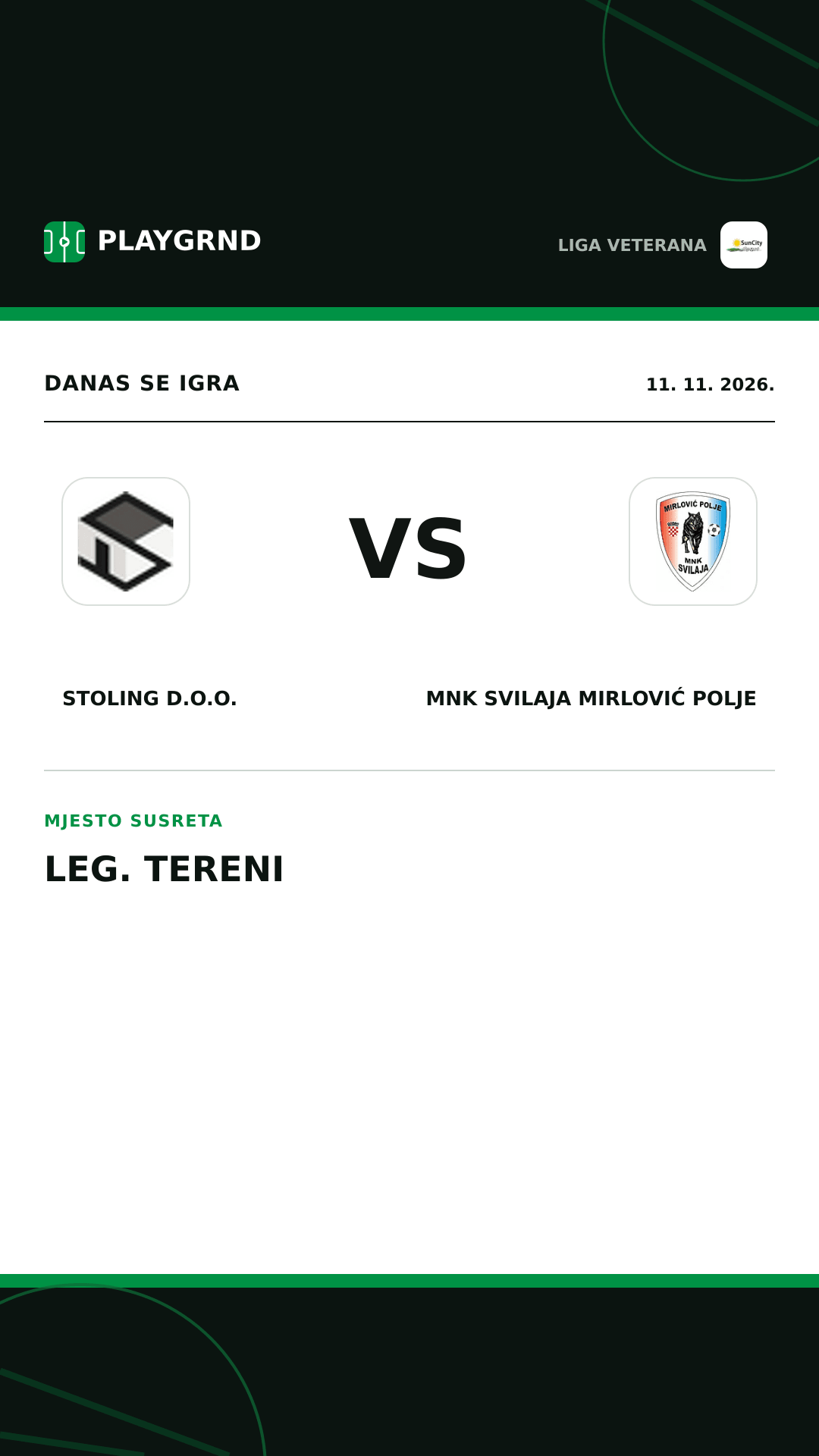 Instagram slika: Stoling D.O.O. vs MNK Svilaja Mirlović Polje